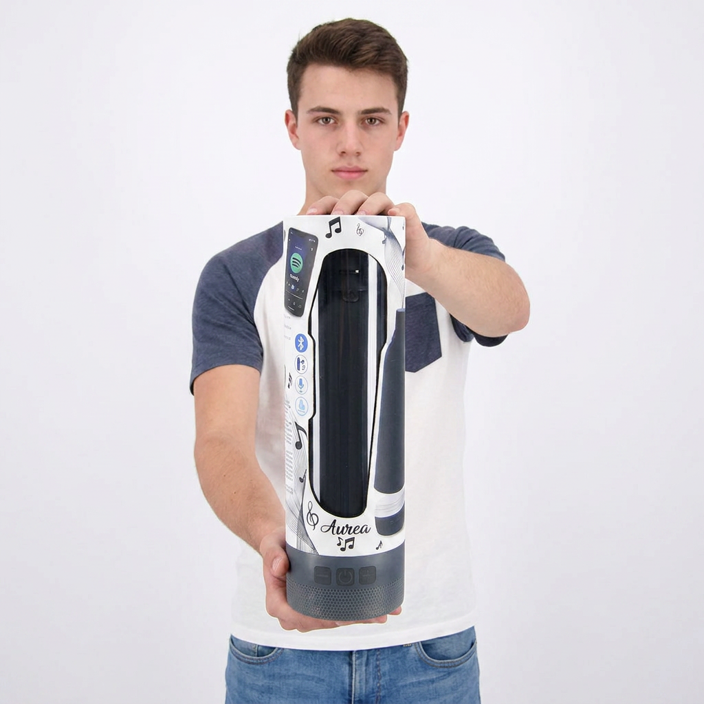 Botella Térmica de Acero Inoxidable con Altavoz – Lisa | Aurea