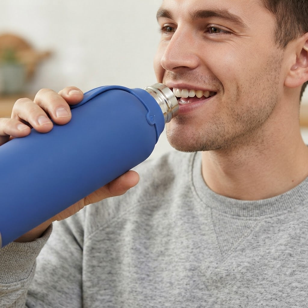 Botella Térmica de Acero Inoxidable con Altavoz – Lisa | Aurea
