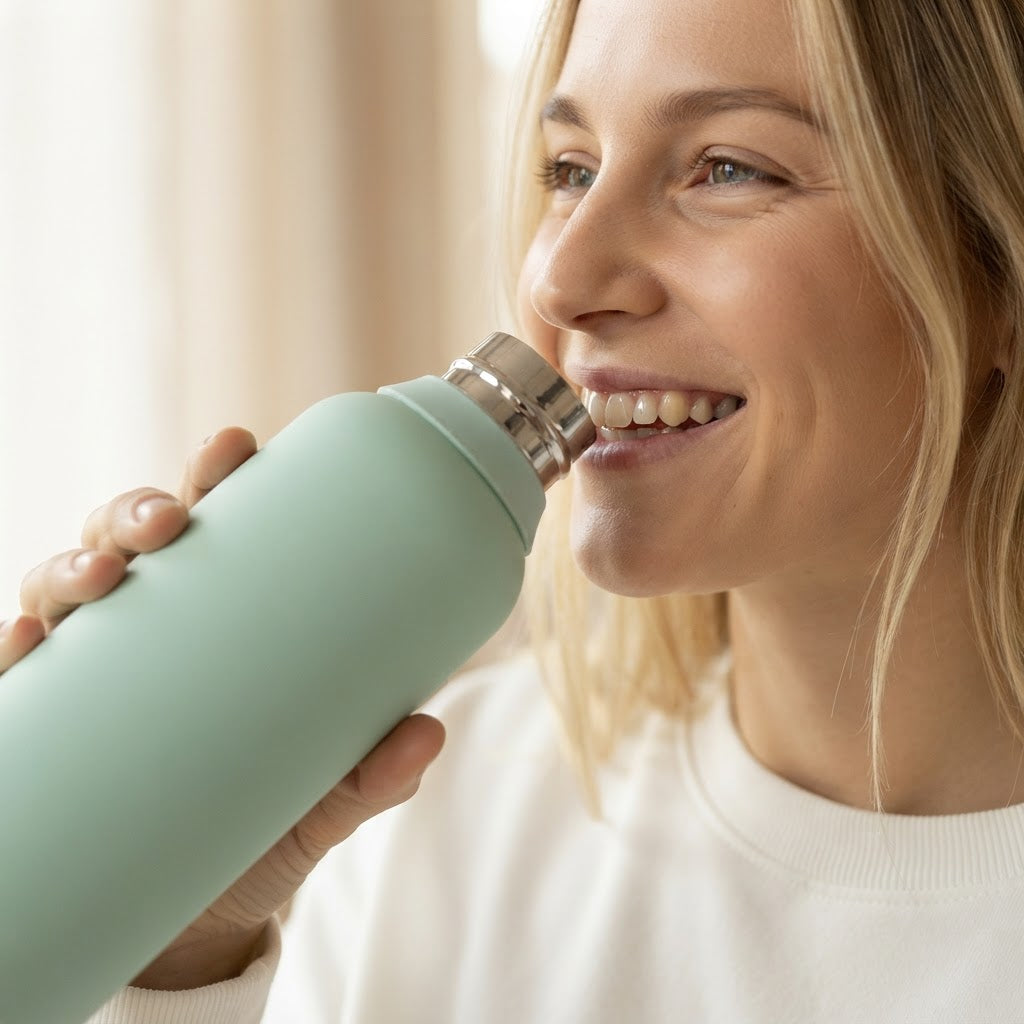 Botella Térmica de Acero Inoxidable con Altavoz – Lisa | Aurea