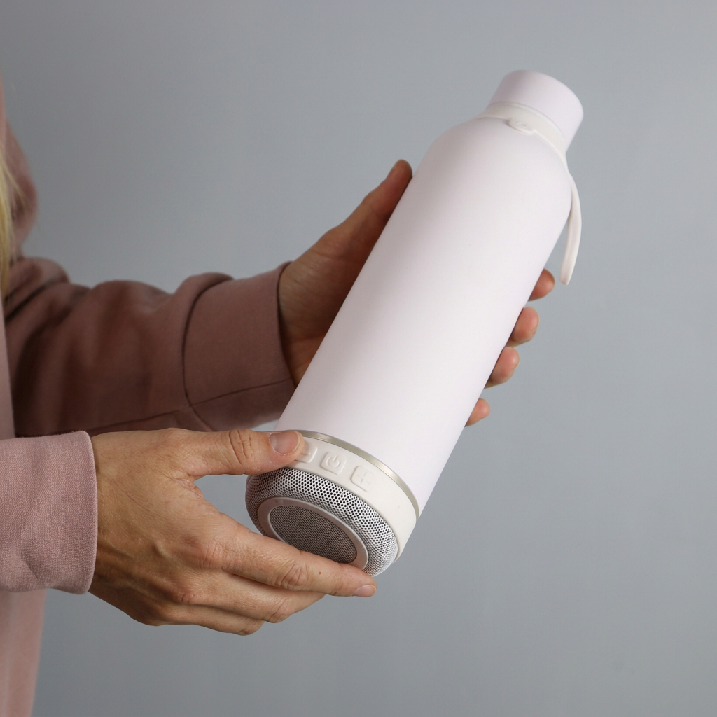 Botella Térmica de Acero Inoxidable con Altavoz – Lisa | Aurea