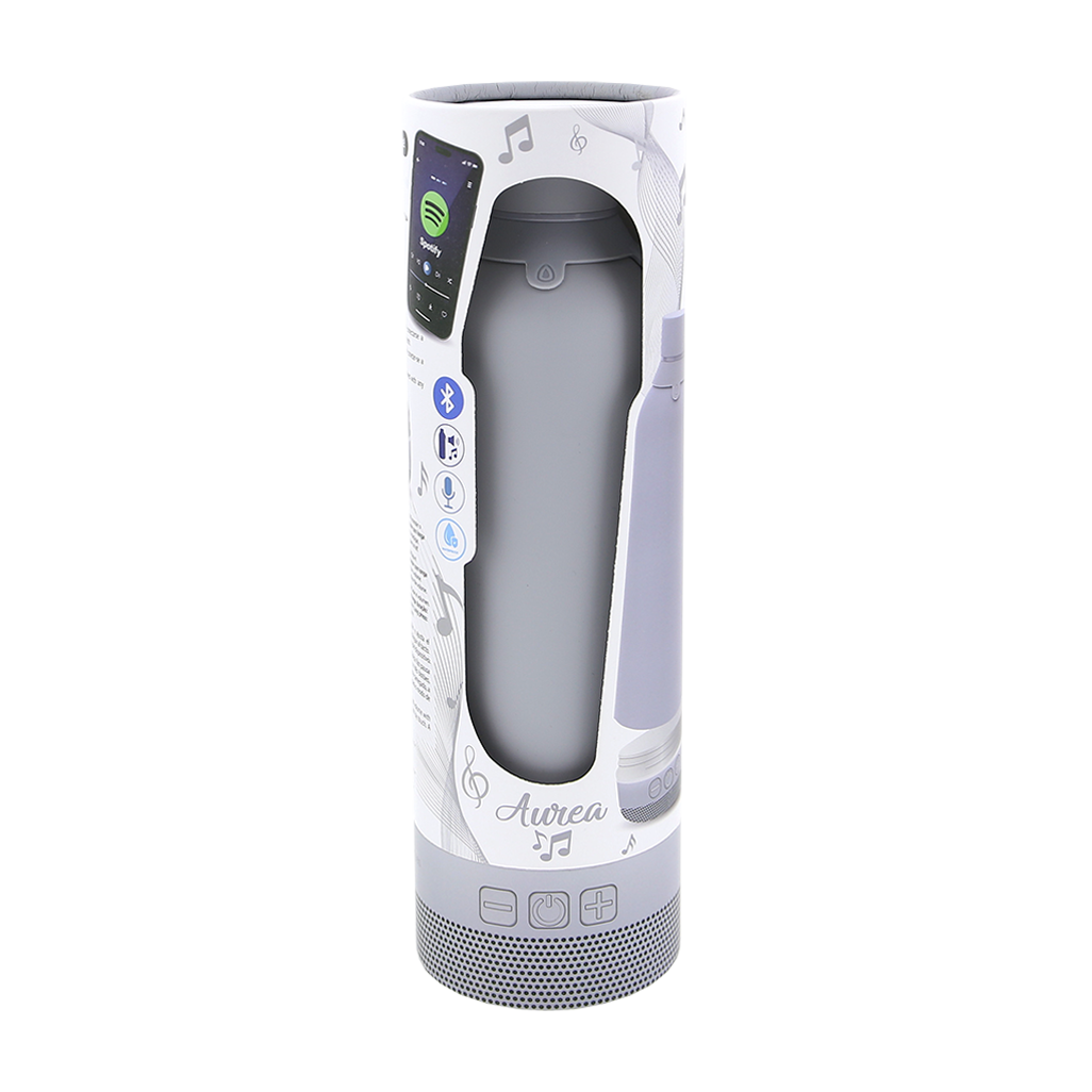 Botella Térmica de Acero Inoxidable con Altavoz – Lisa | Aurea