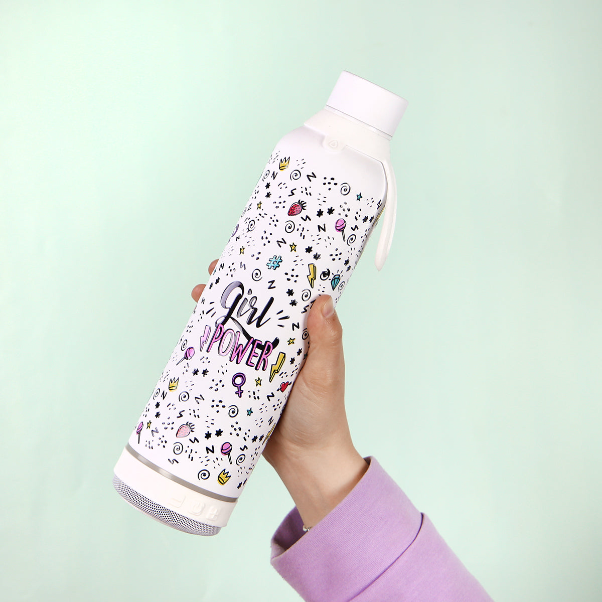 Botella 600ml +Altavoz - Girl Power