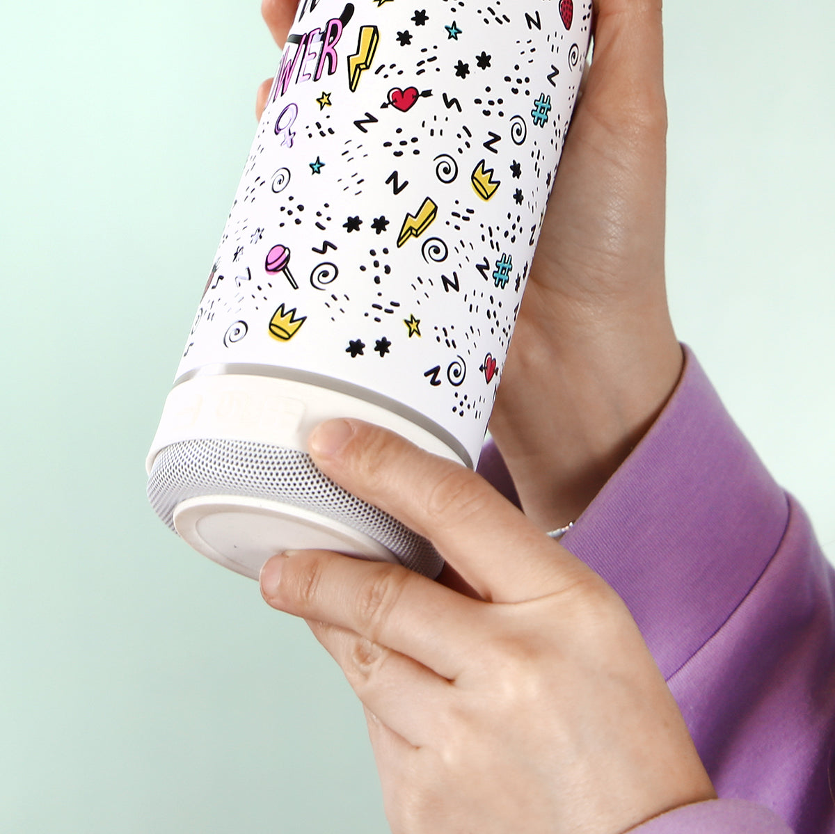 Botella 600ml +Altavoz - Girl Power