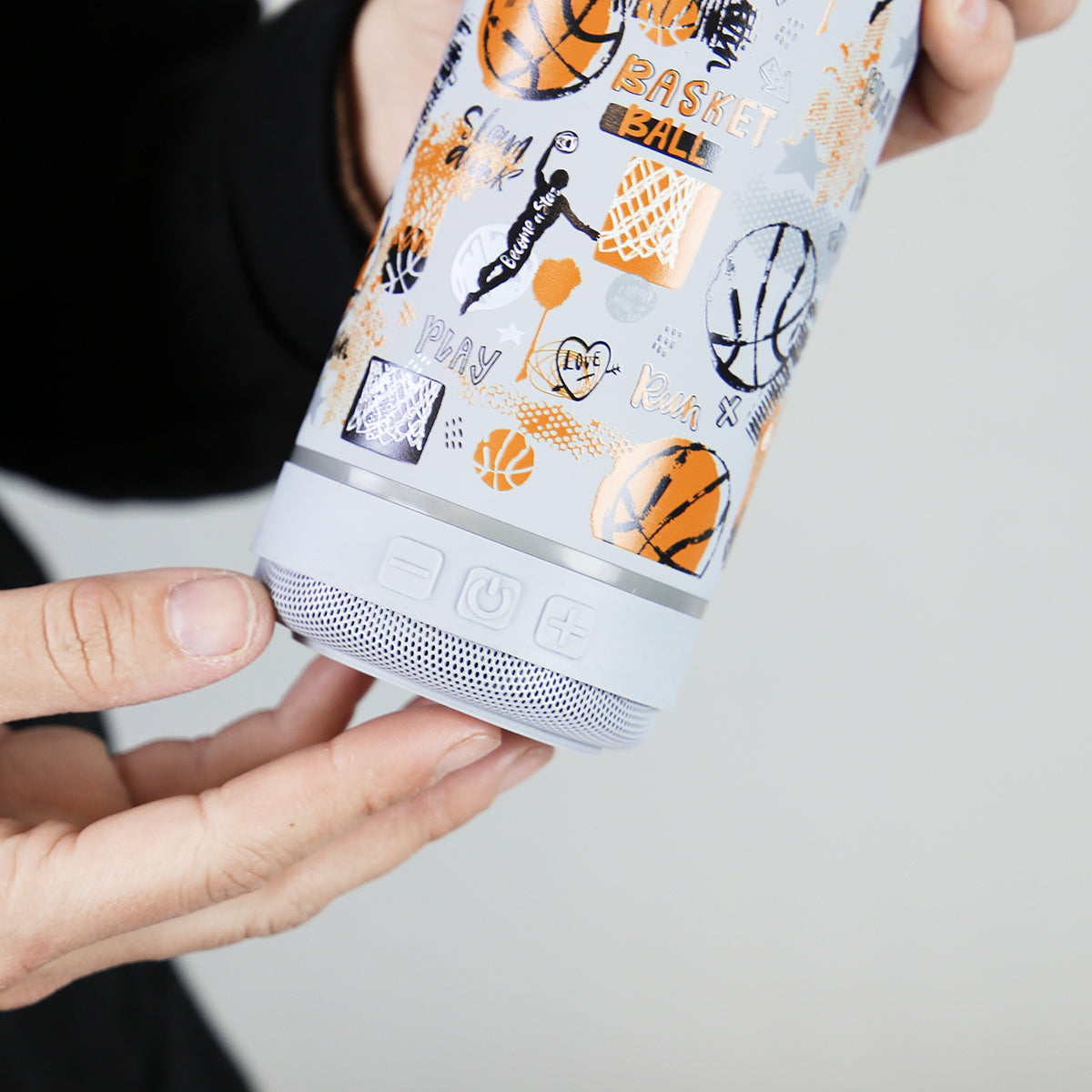 Botella 600ml +Altavoz - Basketball