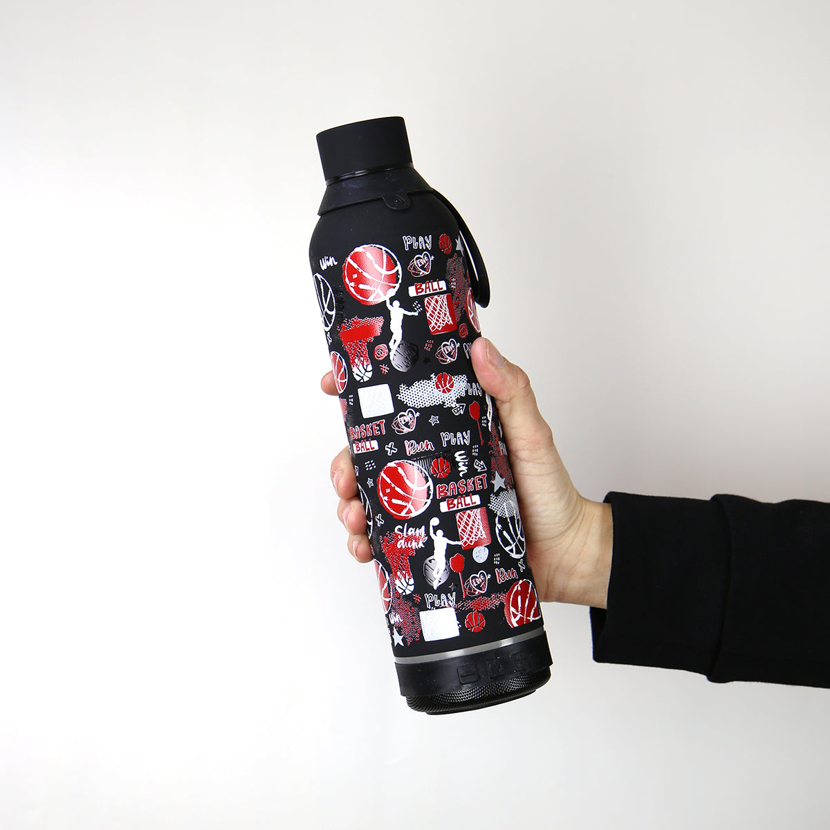 Botella 600ml +Altavoz - Basketball