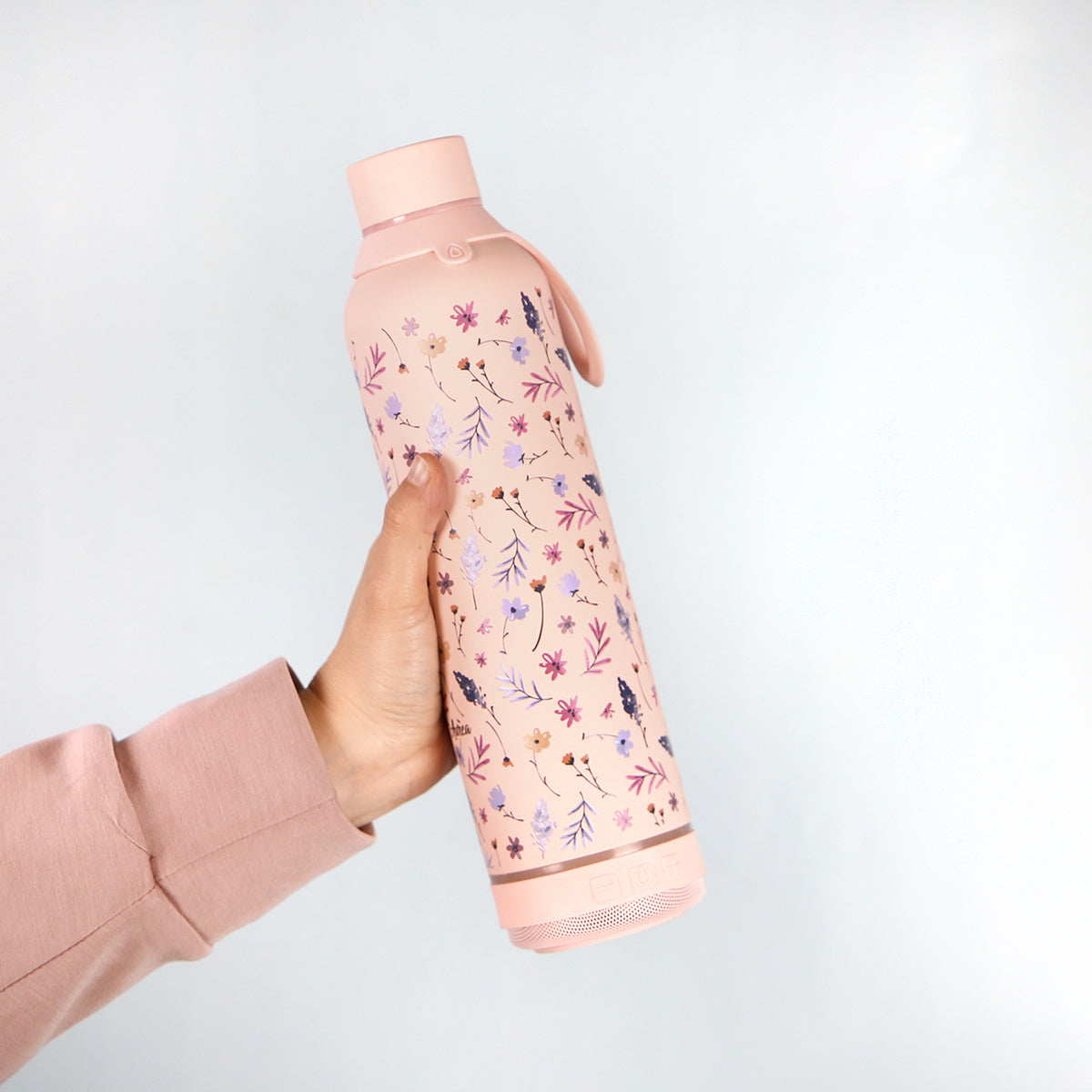 Botella 600ml +Altavoz - Pink Dahlia Fest