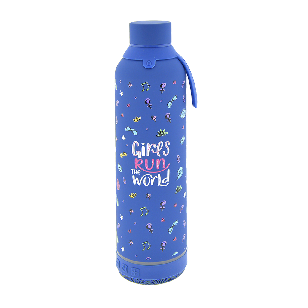Botella 600ml +Altavoz - Girl Power