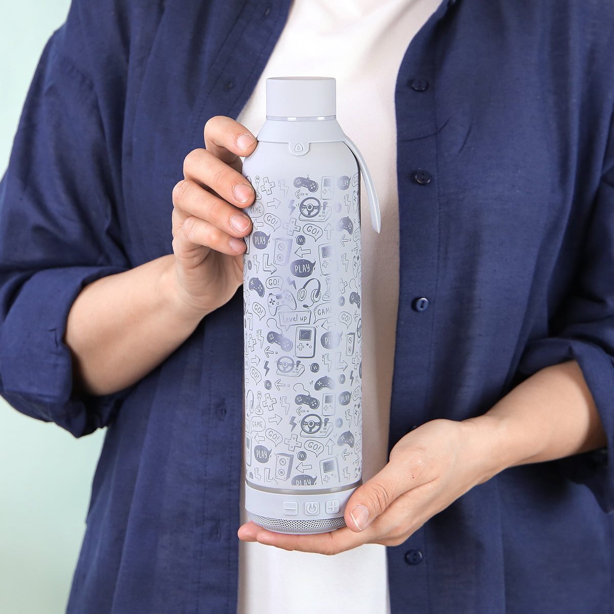 Botella 600ml +Altavoz - Play The Game