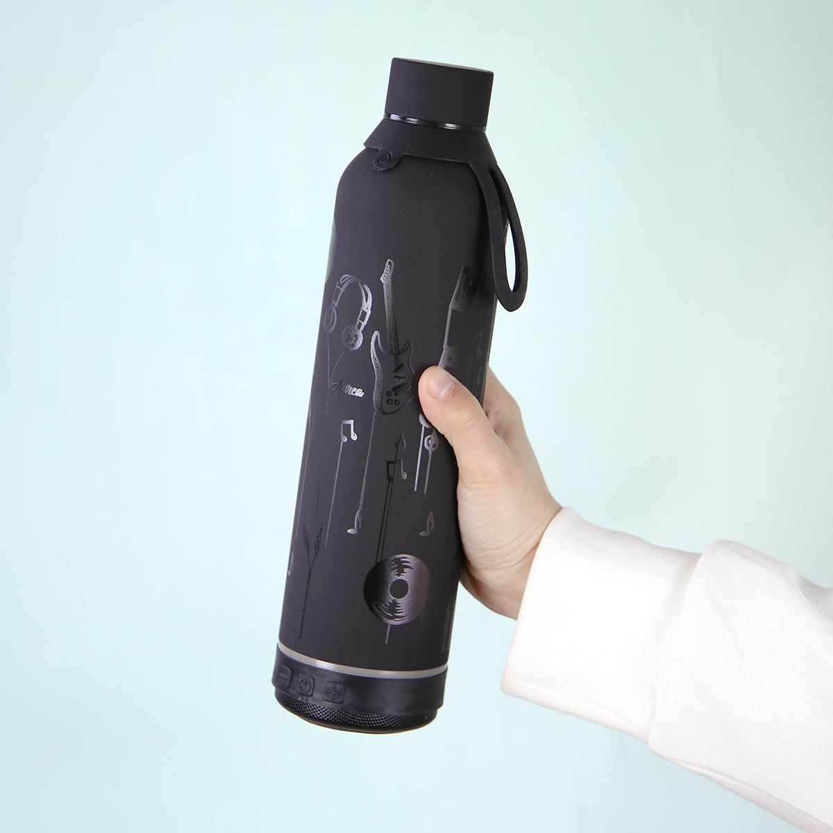 Botella 600ml +Altavoz - Shadow Music