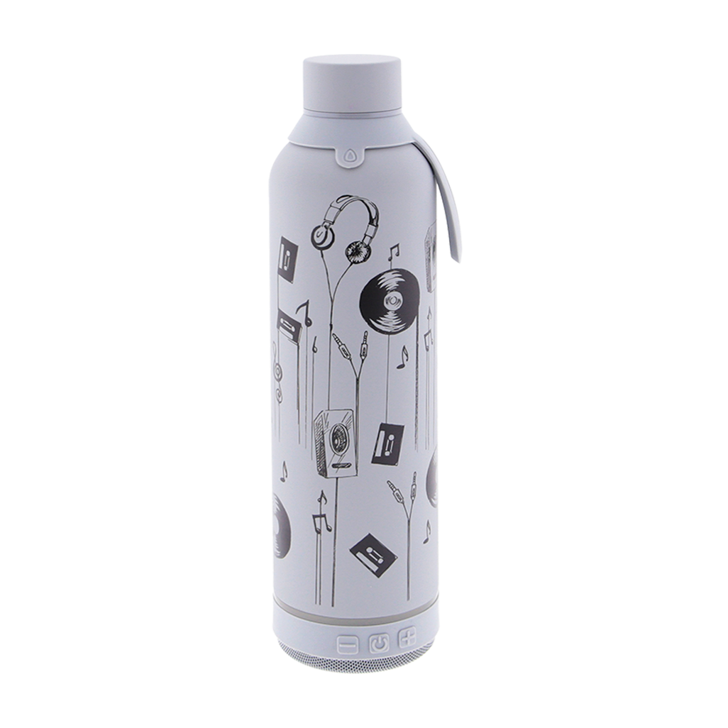 Botella 600ml +Altavoz - Shadow Music