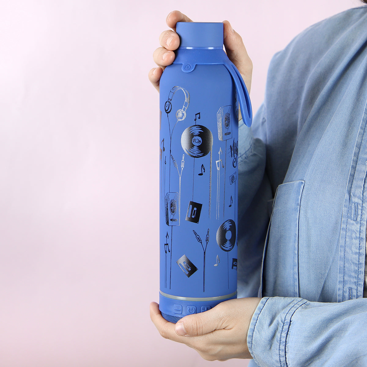 Botella 600ml +Altavoz - Shadow Music