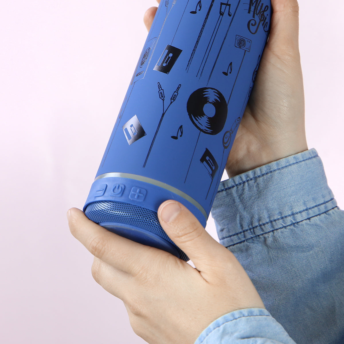 Botella 600ml +Altavoz - Shadow Music