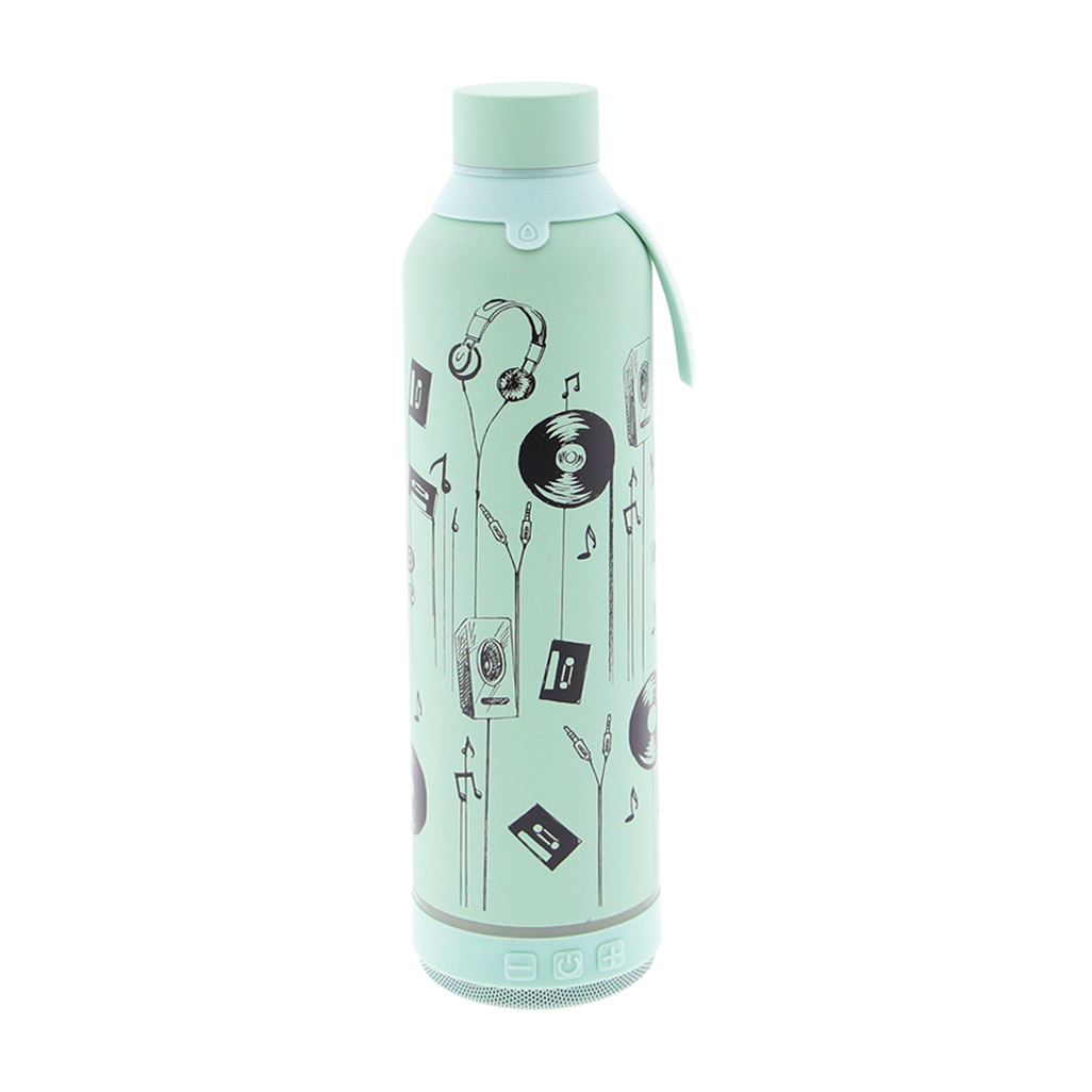 Botella 600ml +Altavoz - Shadow Music