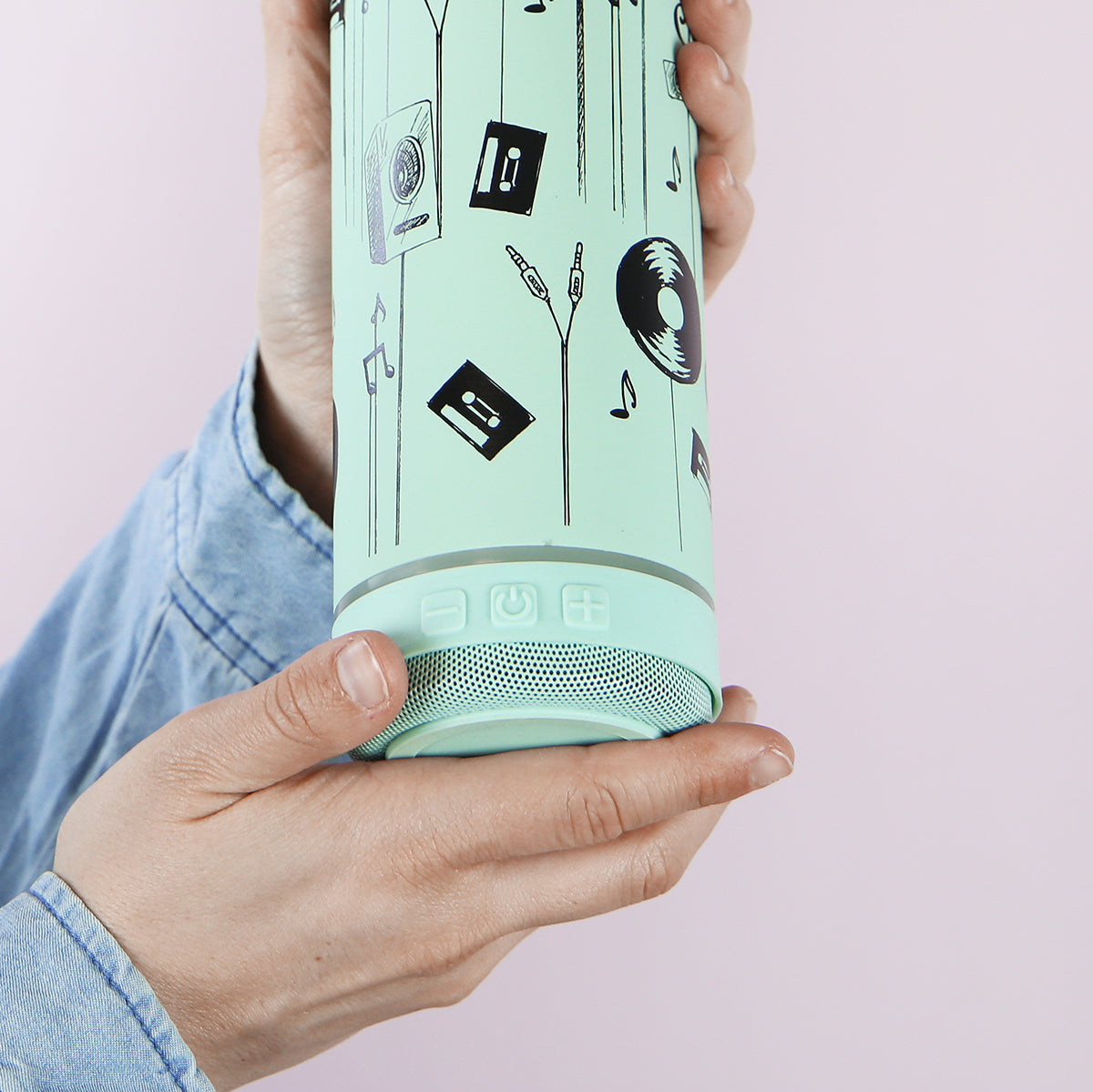 Botella 600ml +Altavoz - Shadow Music