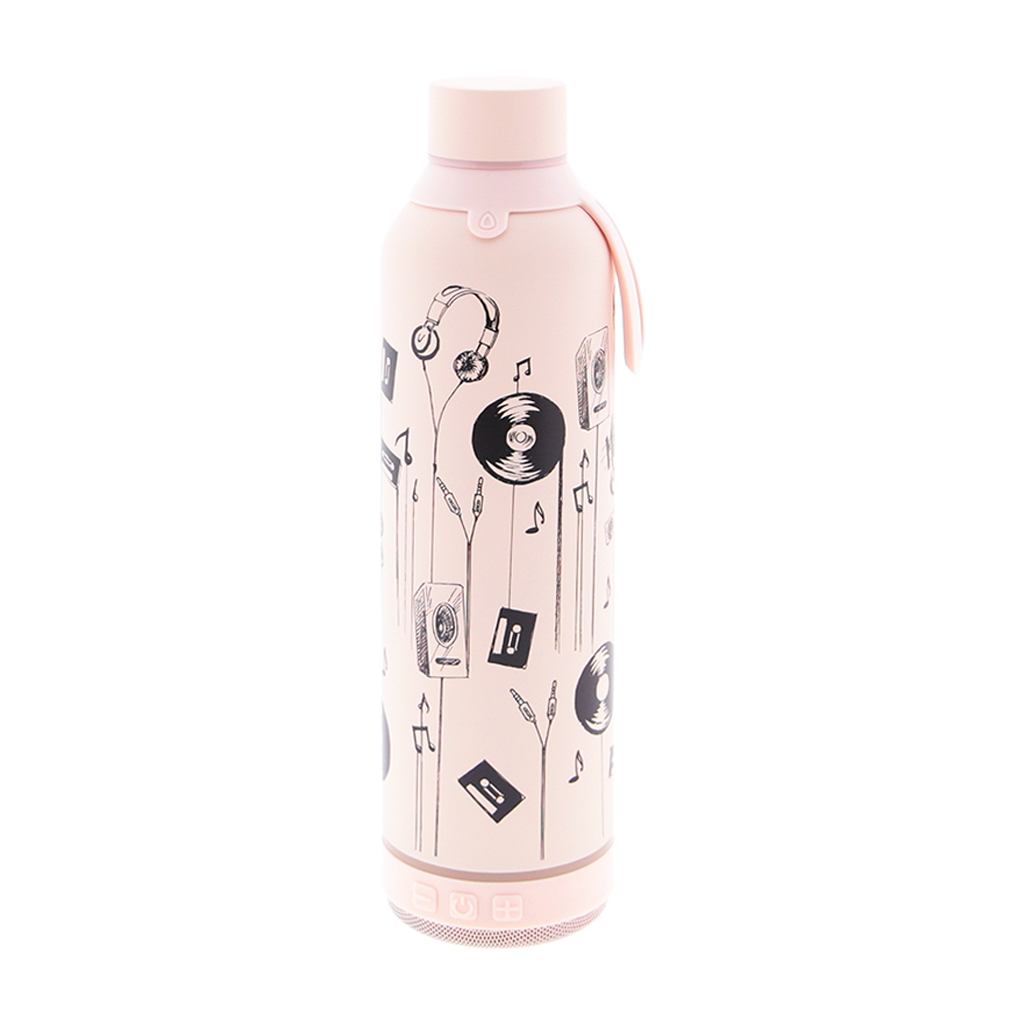 Botella 600ml +Altavoz - Shadow Music