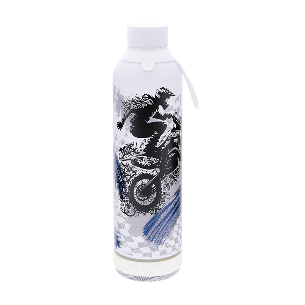 Botella 600ml +Altavoz - Motorcycle Race