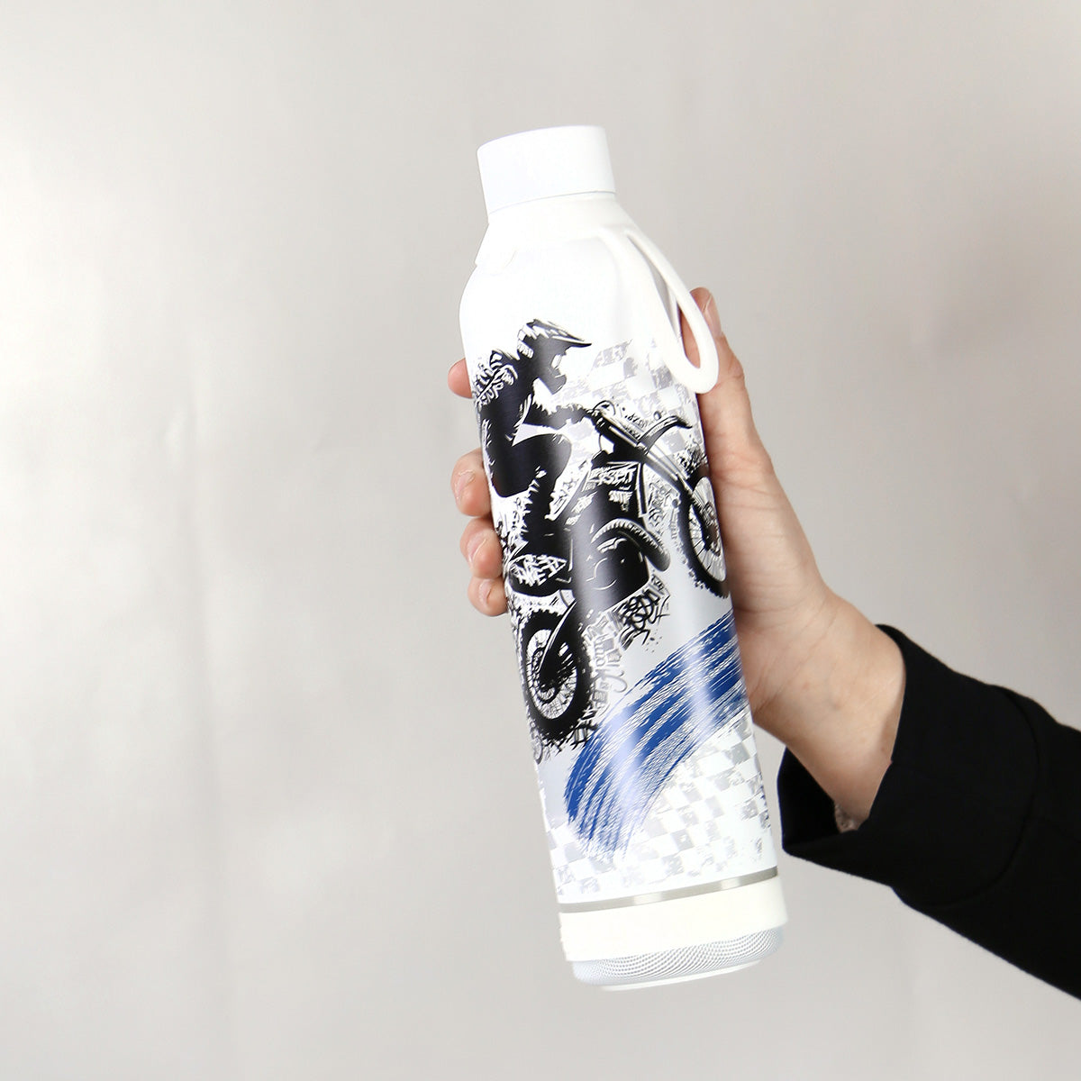 Botella 600ml +Altavoz - Motorcycle Race