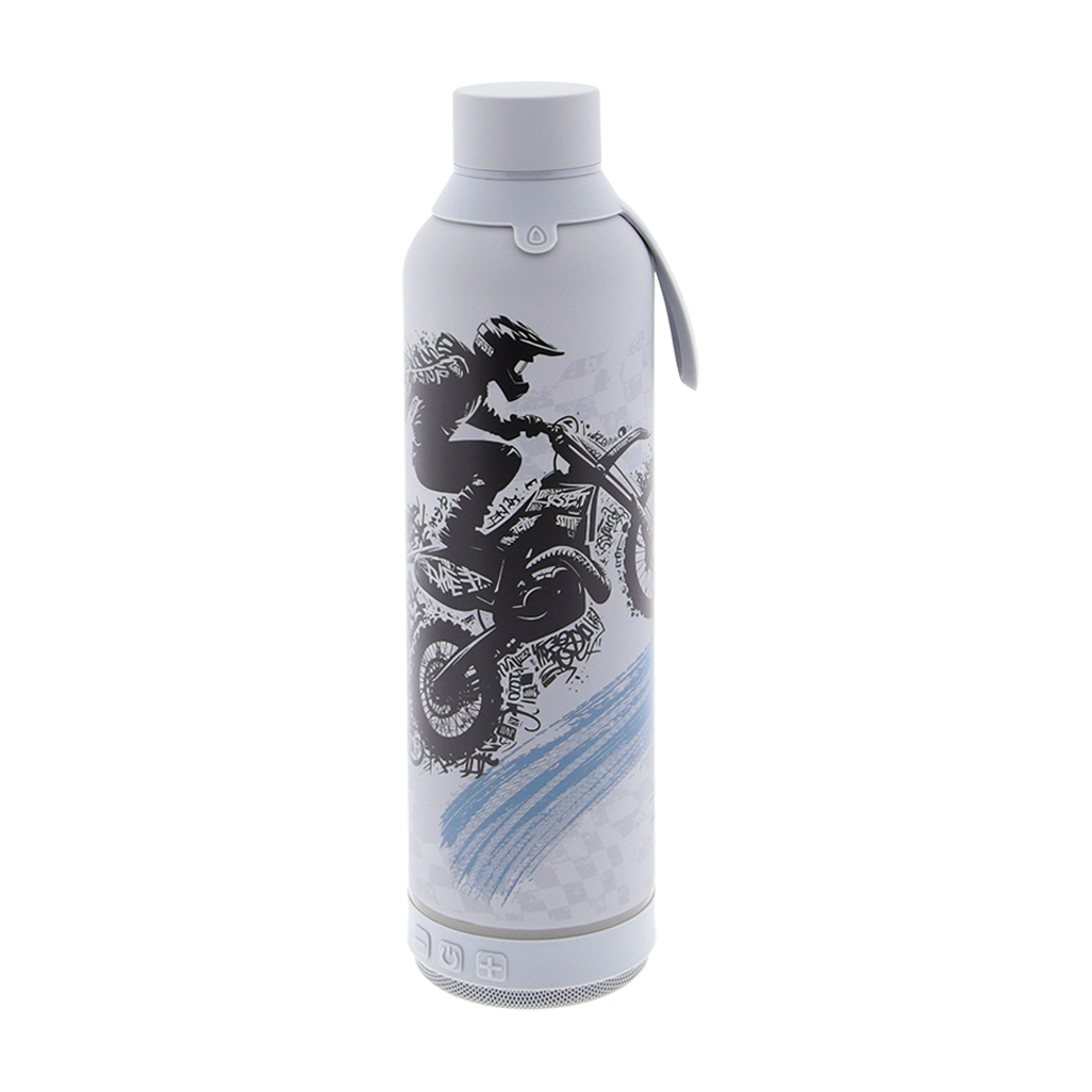 Botella 600ml +Altavoz - Motorcycle Race