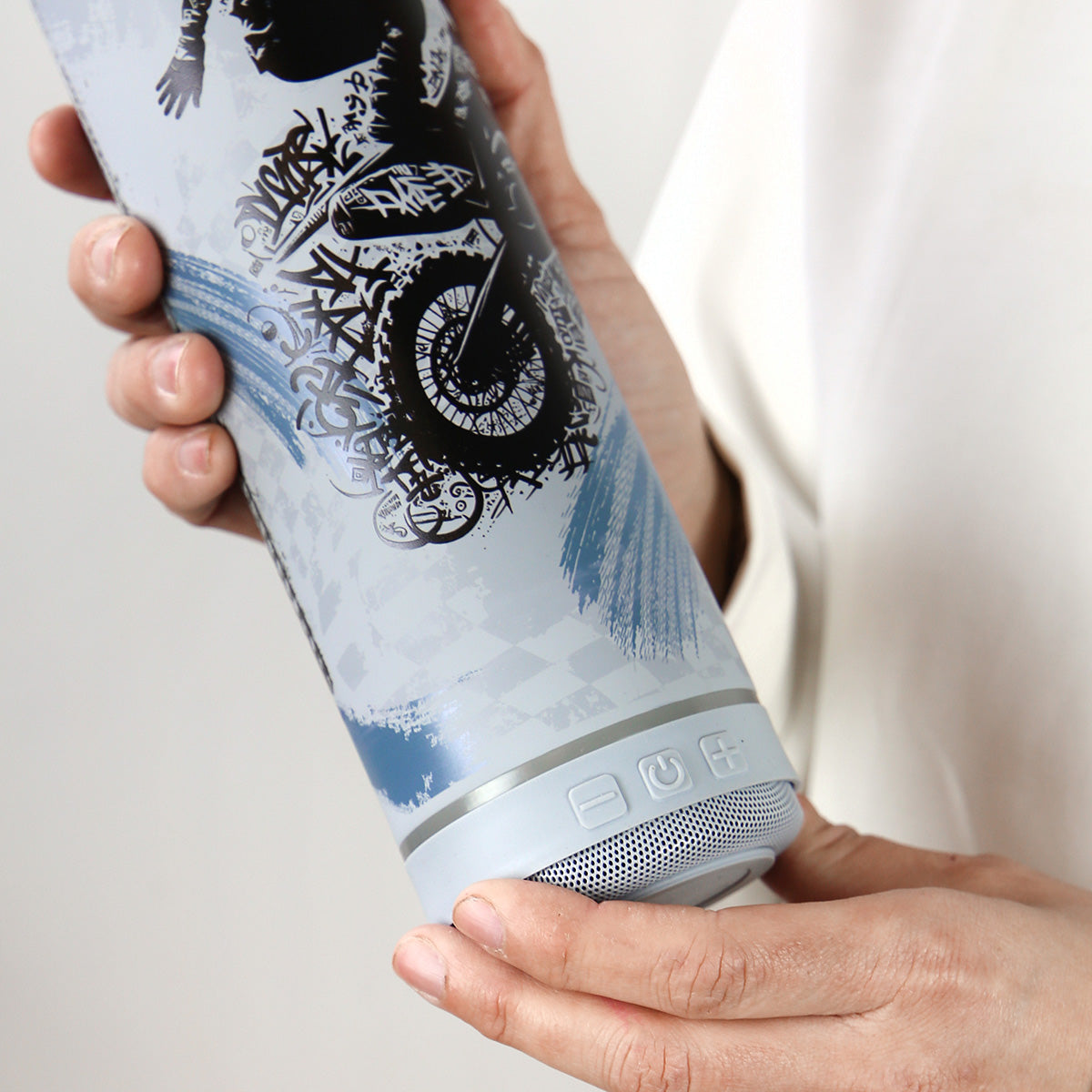 Botella 600ml +Altavoz - Motorcycle Race