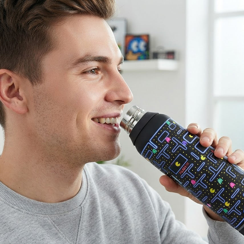Botella Térmica de Acero Inoxidable con Altavoz – Pixel Run | Aurea
