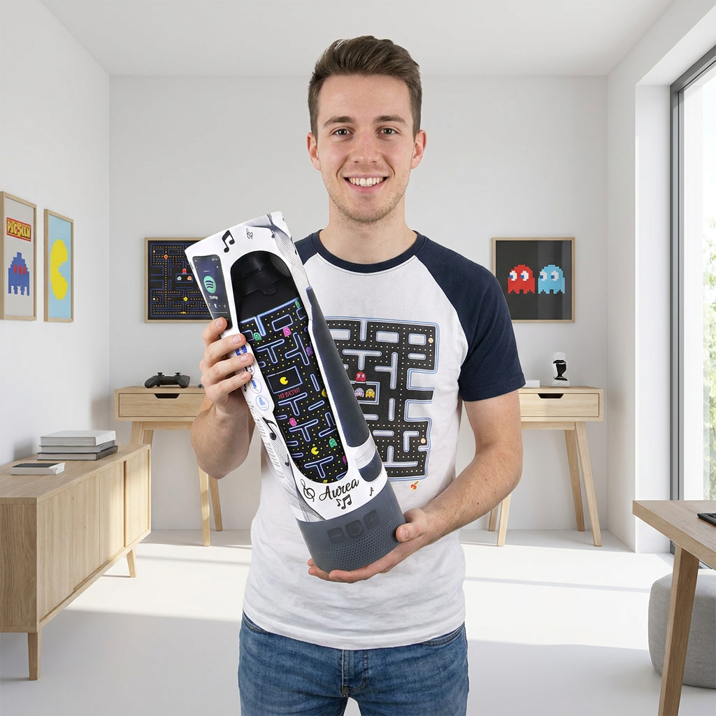 Botella Térmica de Acero Inoxidable con Altavoz – Pixel Run | Aurea