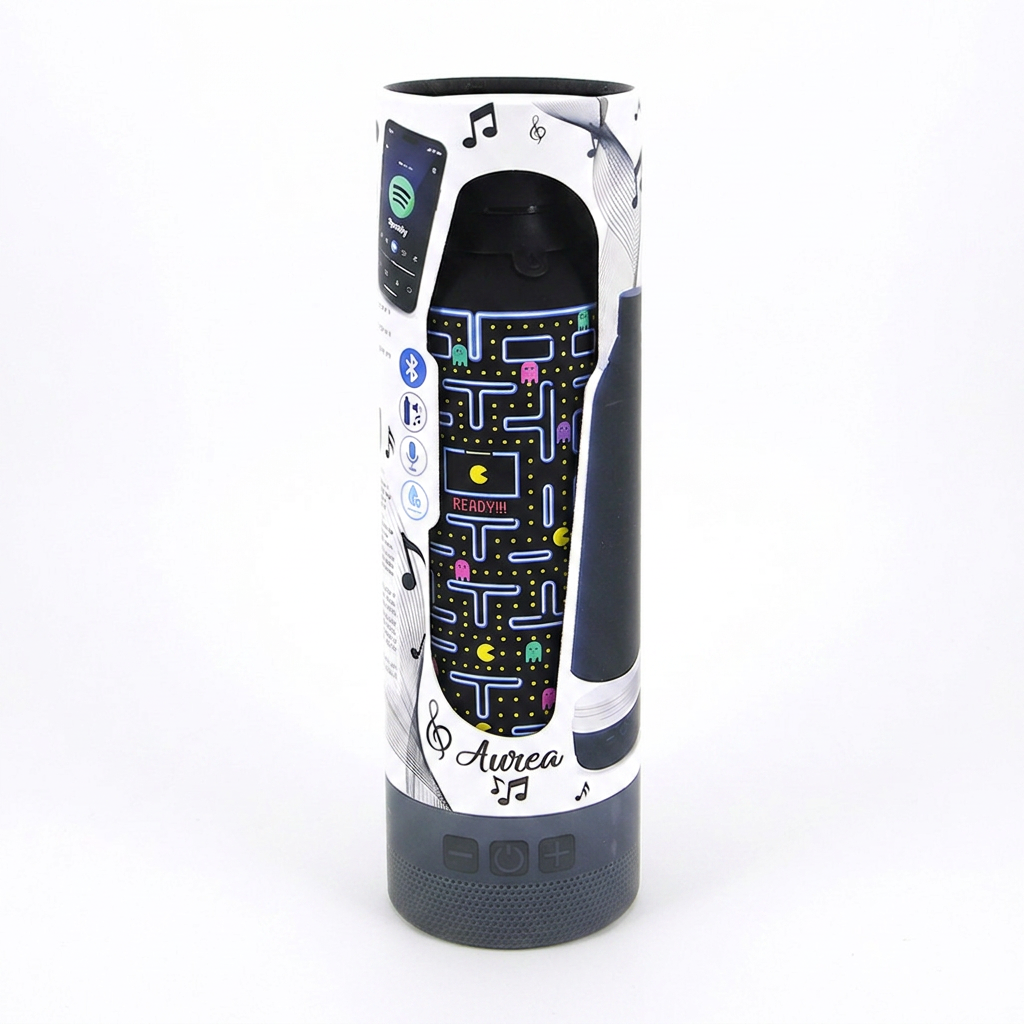 Botella Térmica de Acero Inoxidable con Altavoz – Pixel Run | Aurea