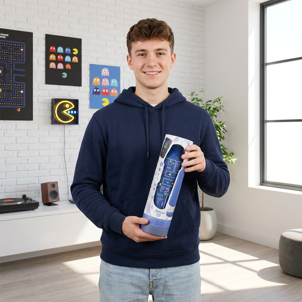 Botella Térmica de Acero Inoxidable con Altavoz – Pixel Run | Aurea
