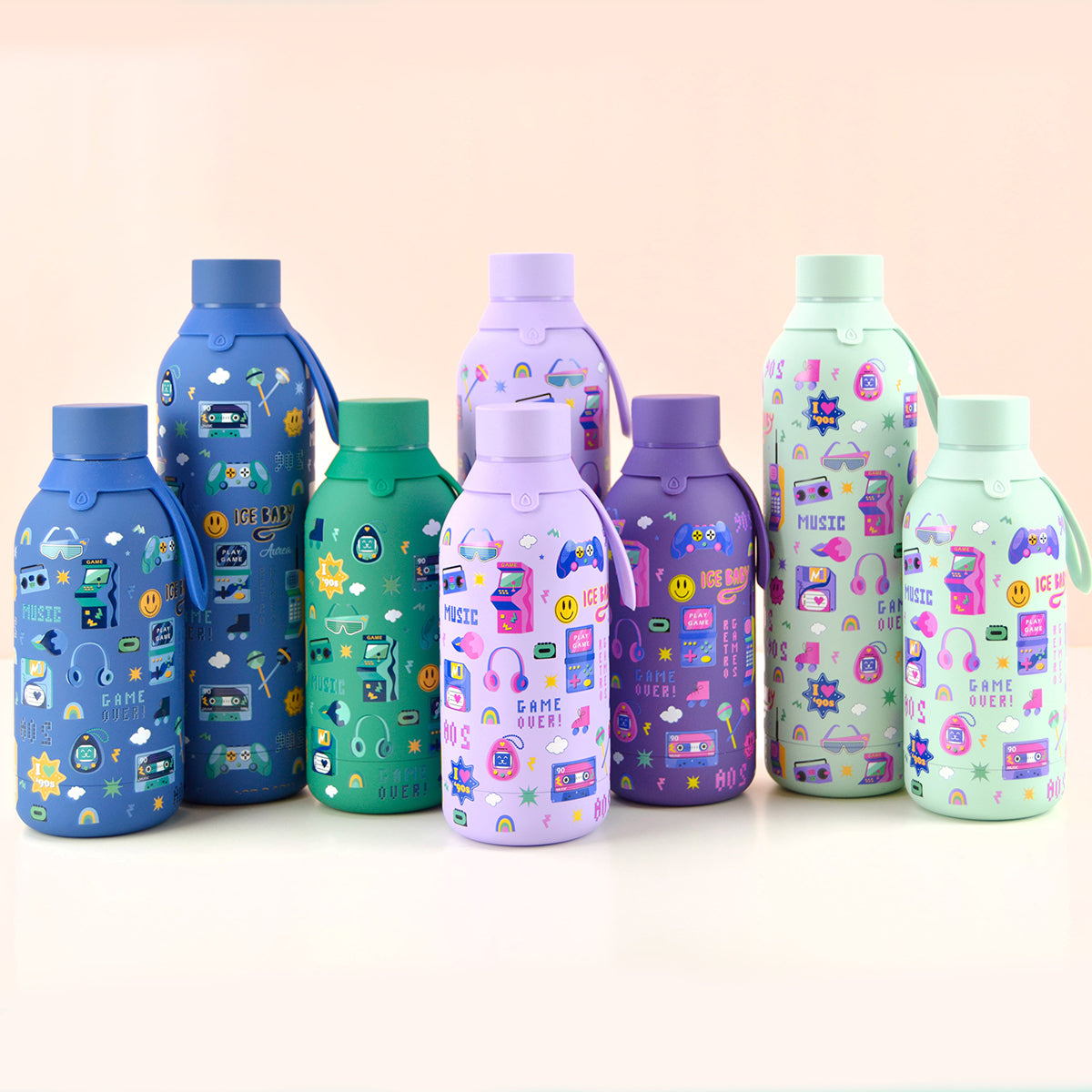 Botella 600ml +Altavoz - Gamers 90's Life