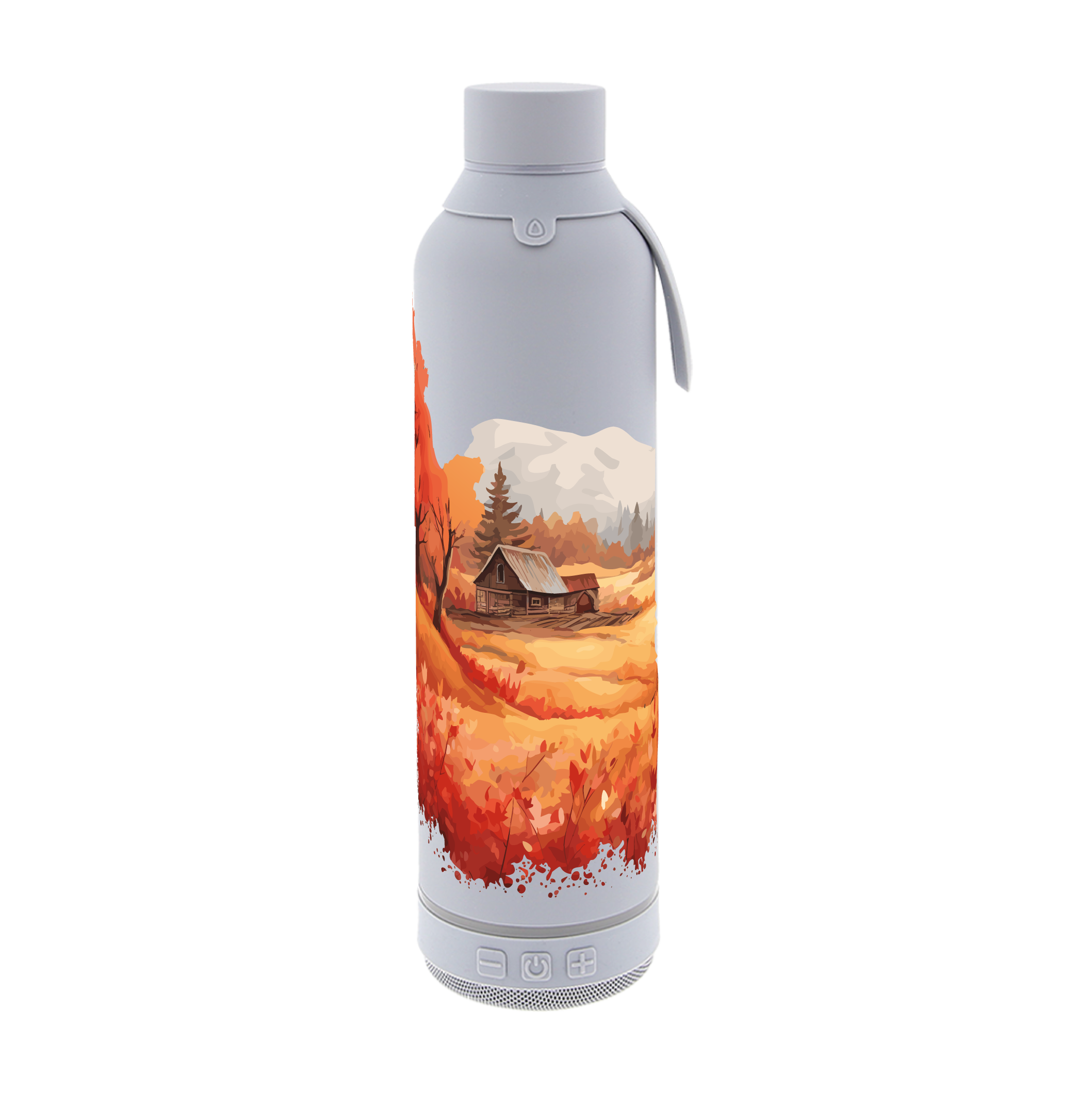 Botella Térmica de Acero Inoxidable con Altavoz – Travel Dreams | Aurea