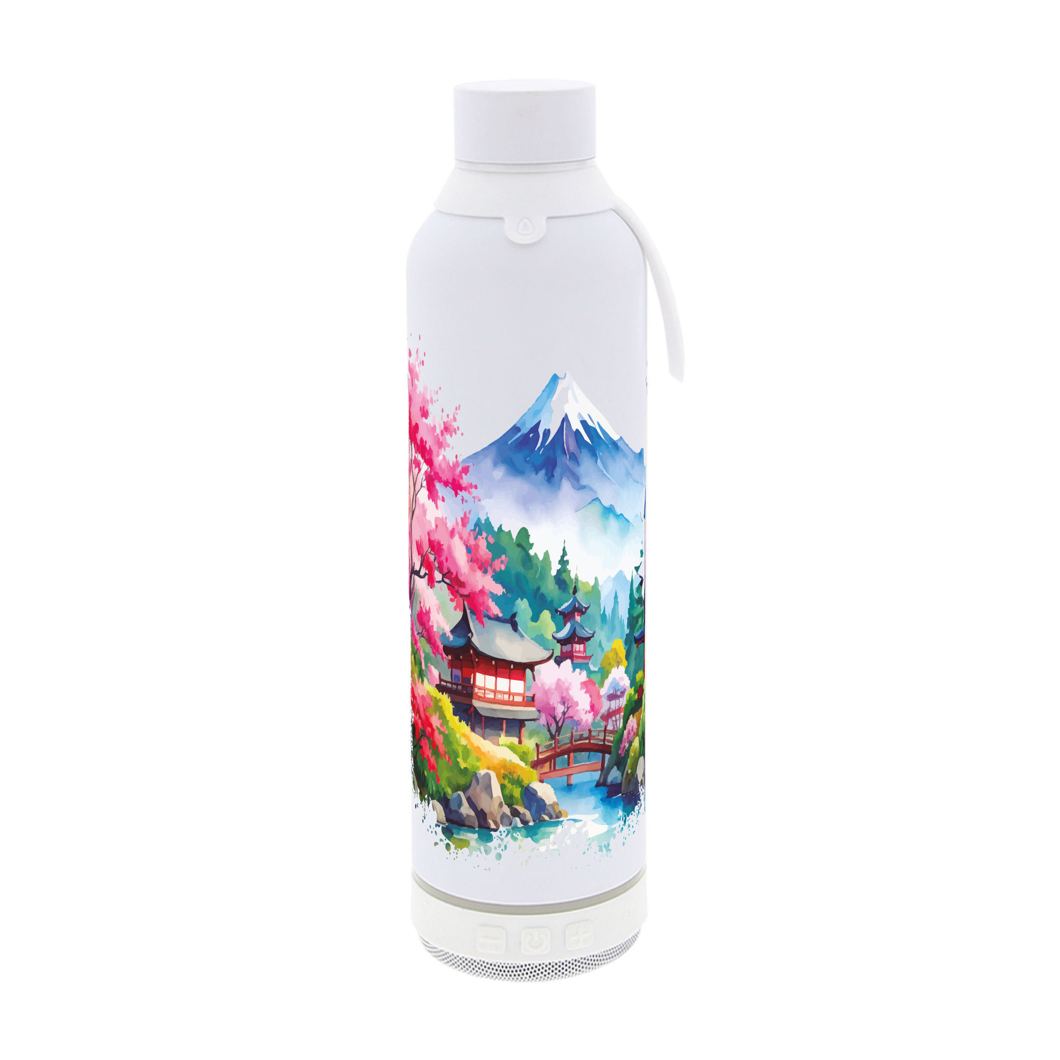 Botella Térmica de Acero Inoxidable con Altavoz – Travel Dreams | Aurea
