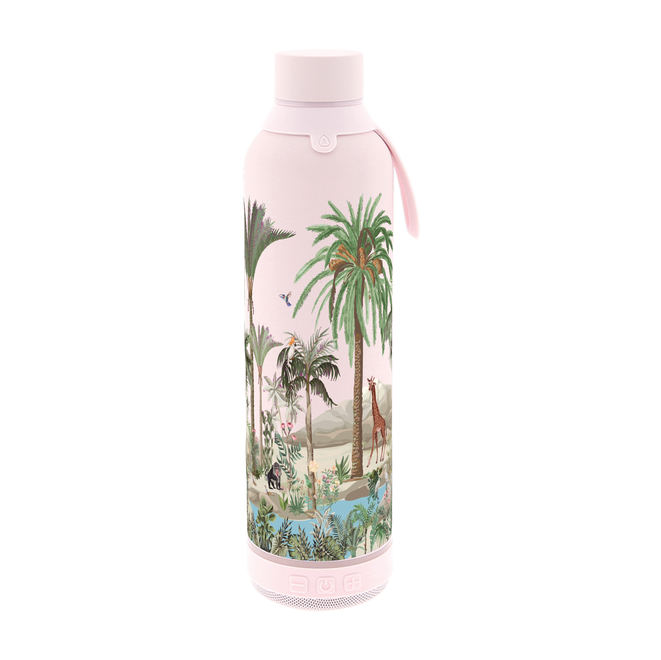 Botella Térmica de Acero Inoxidable con Altavoz – Wild Paradise | Aurea