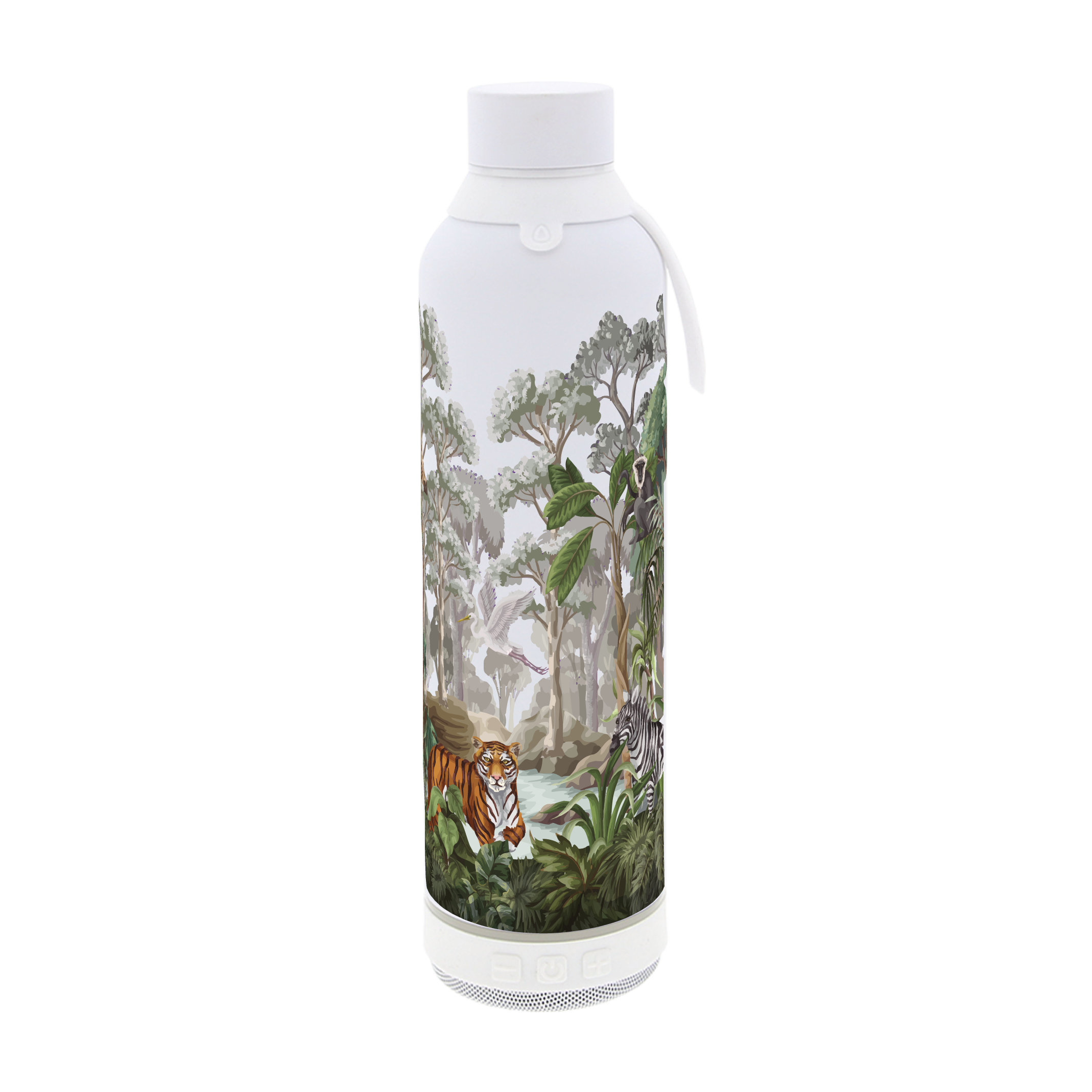 Botella Térmica de Acero Inoxidable con Altavoz – Wild Paradise | Aurea
