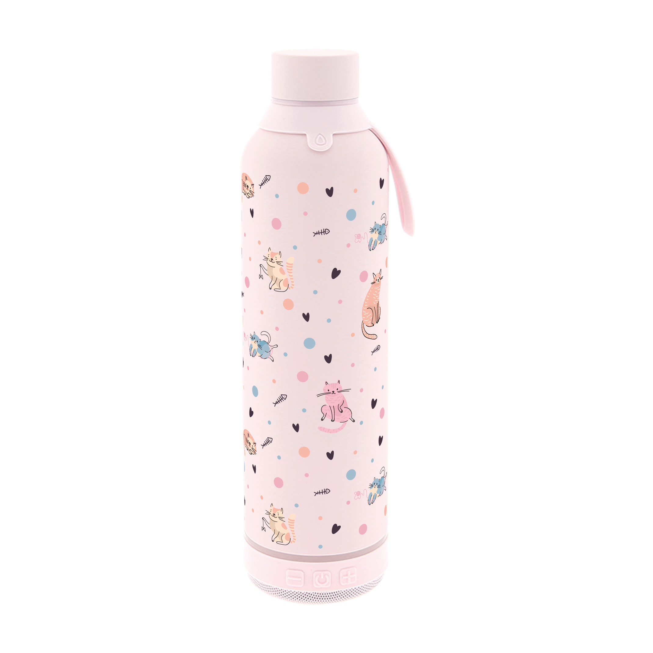 Botella Térmica de Acero Inoxidable con Altavoz – Dot & Meow | Aurea