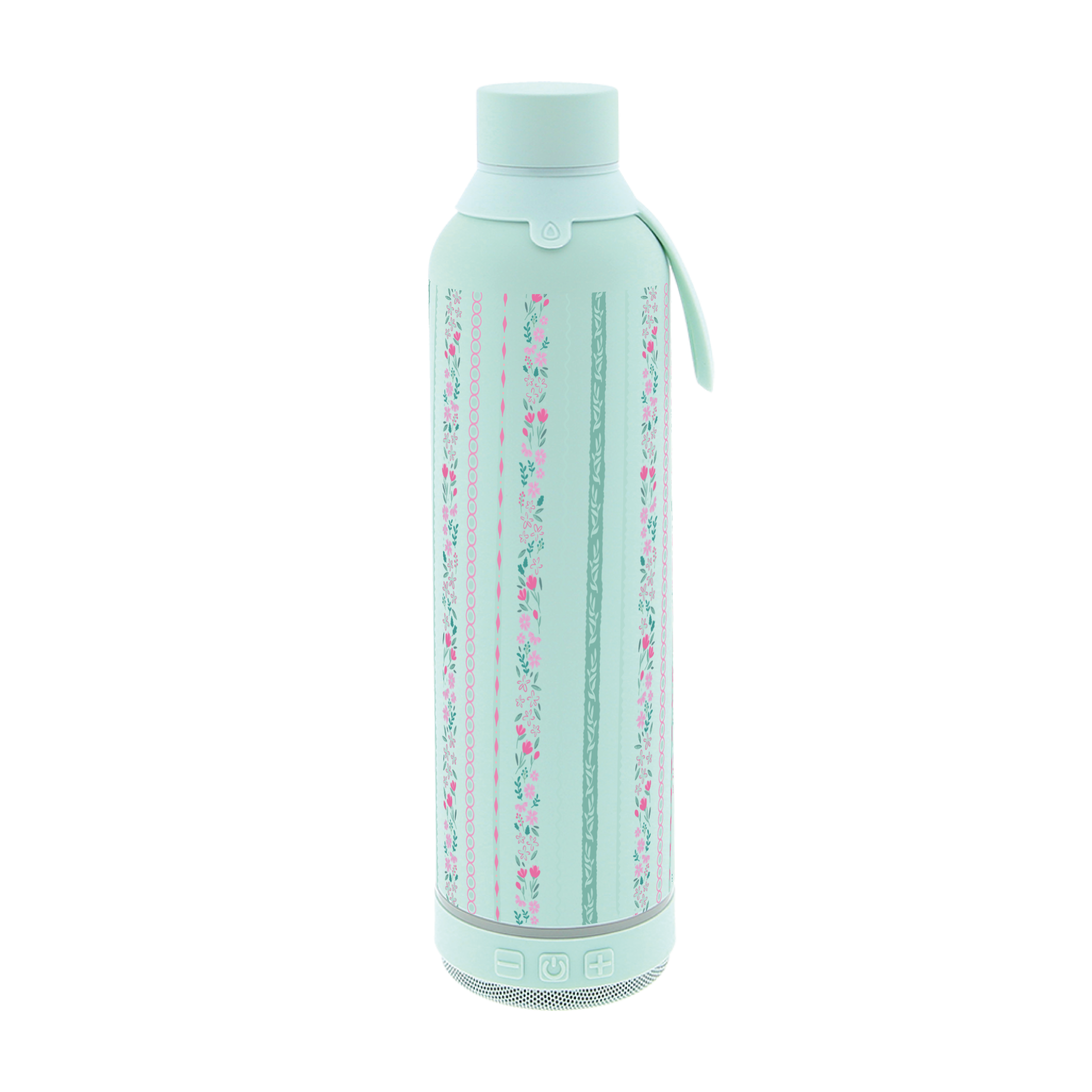 Botella Térmica de Acero Inoxidable con Altavoz – Petal Lines | Aurea