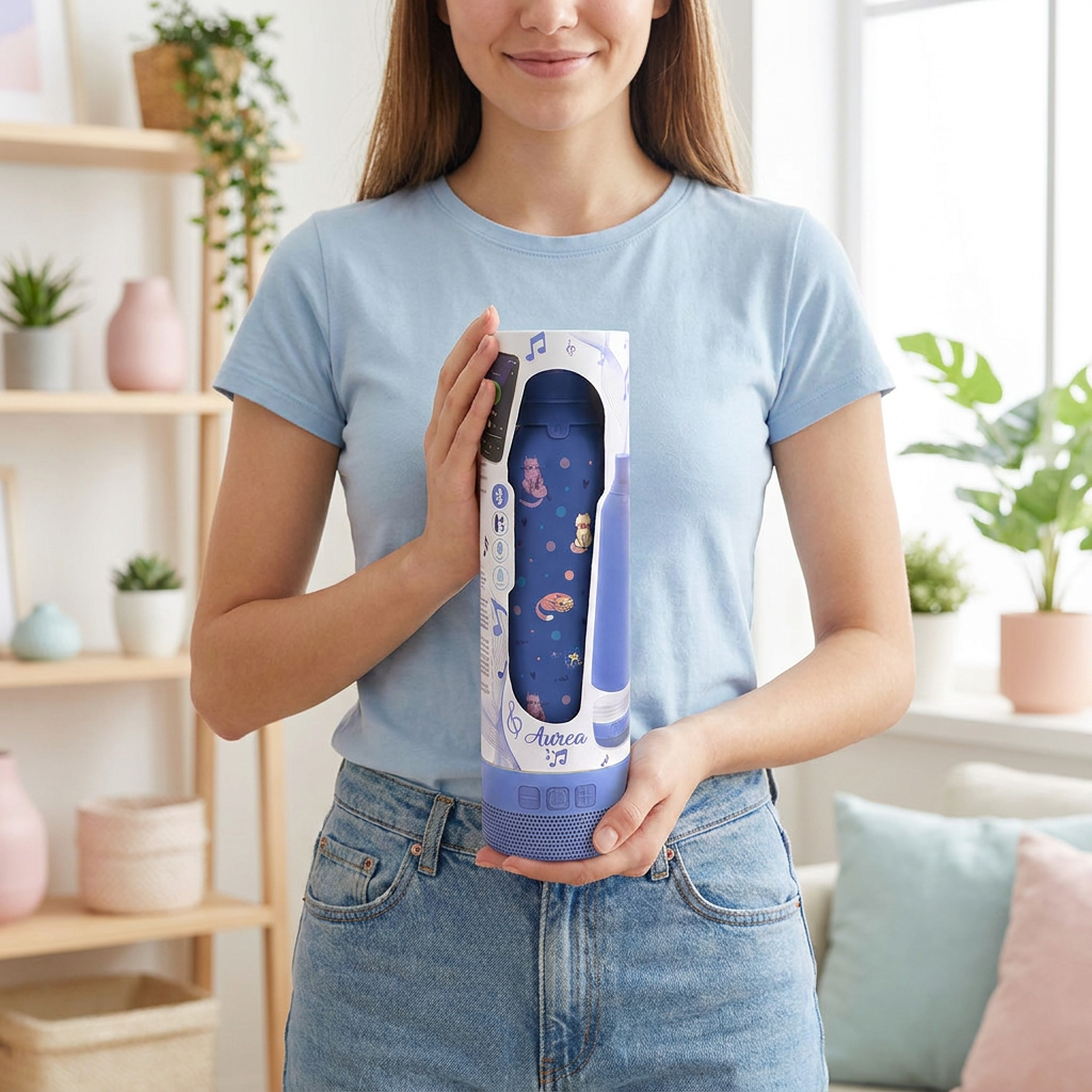 Botella Térmica de Acero Inoxidable con Altavoz – Dot & Meow | Aurea