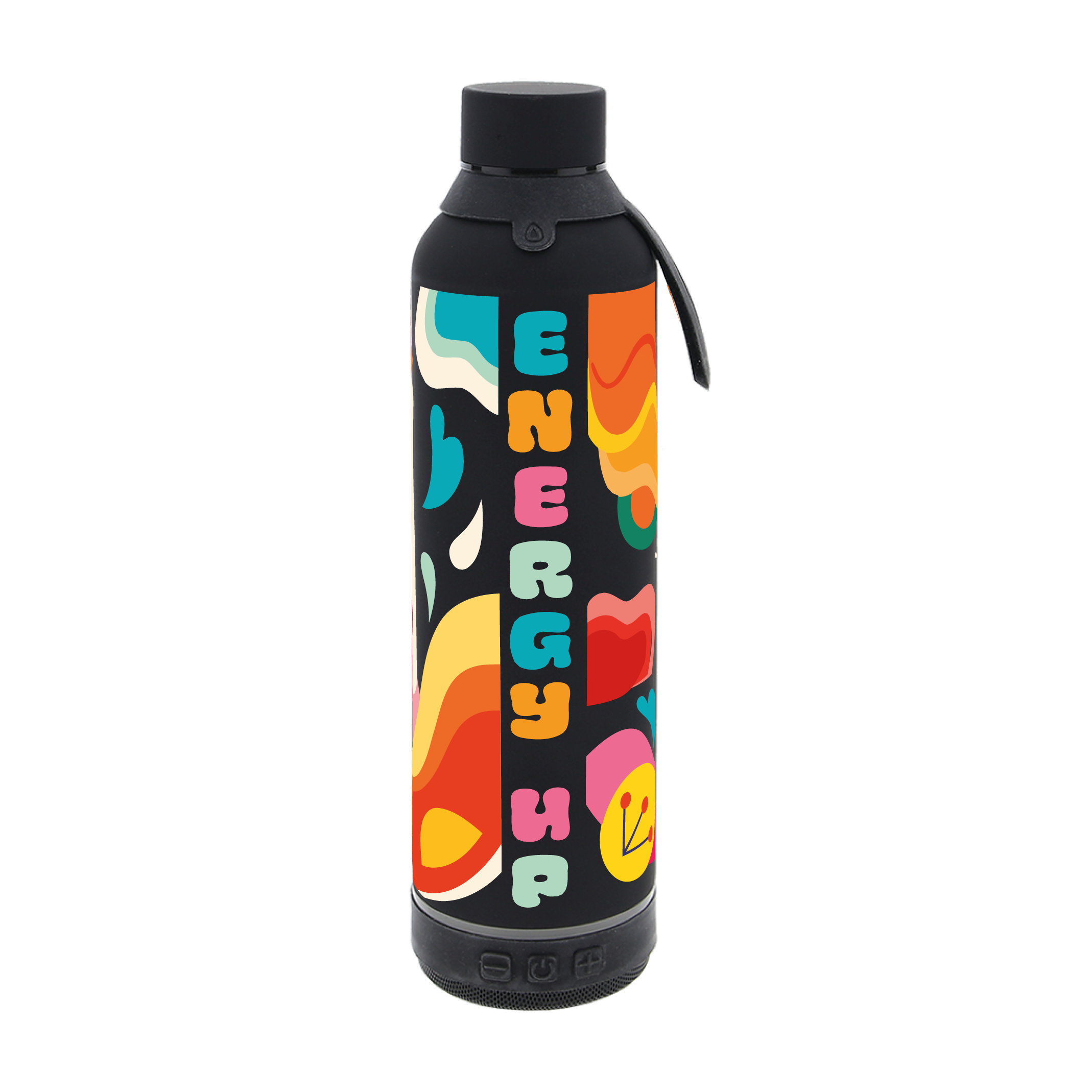 Botella Térmica de Acero Inoxidable con Altavoz – Energy Up | Aurea