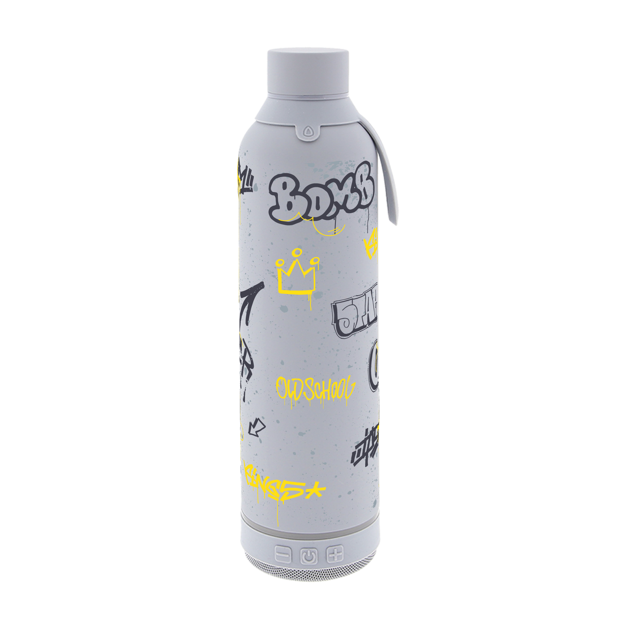 Botella Térmica de Acero Inoxidable con Altavoz – Urban Graffiti | Aurea
