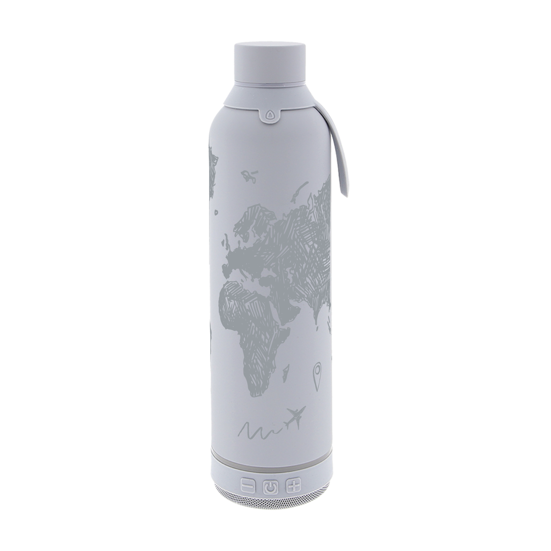 Botella Térmica de Acero Inoxidable con Altavoz – Sketch Maps | Aurea