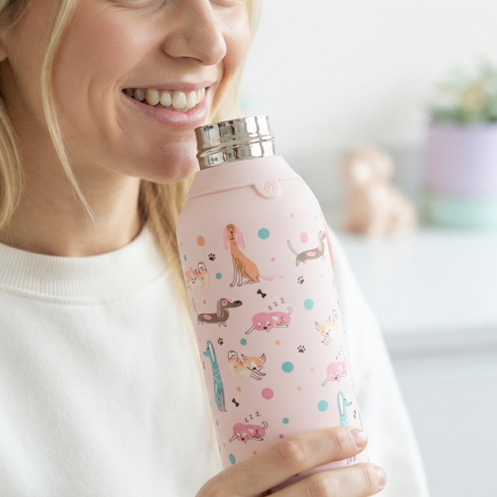 Botella Térmica de Acero Inoxidable con Altavoz – Dot & Woof | Aurea