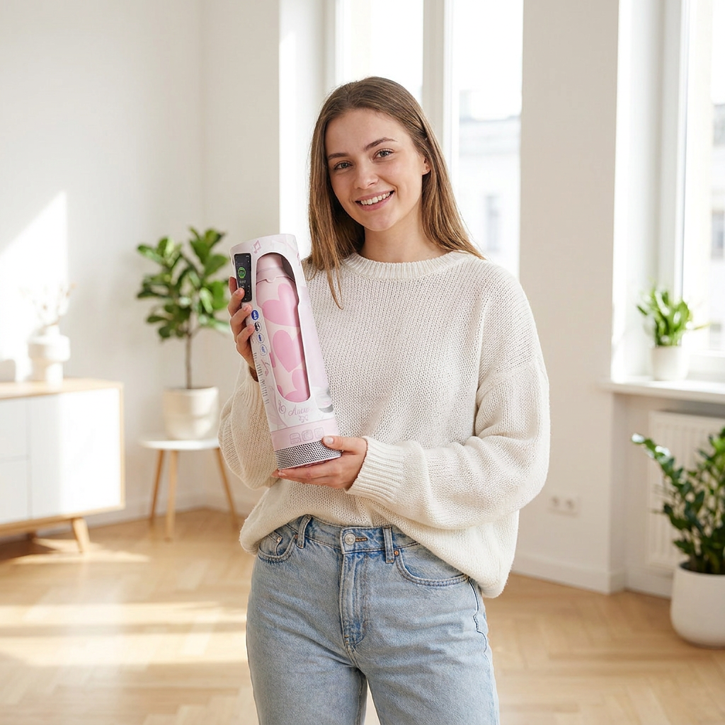 Botella Térmica de Acero Inoxidable con Altavoz – Sweet Love | Aurea