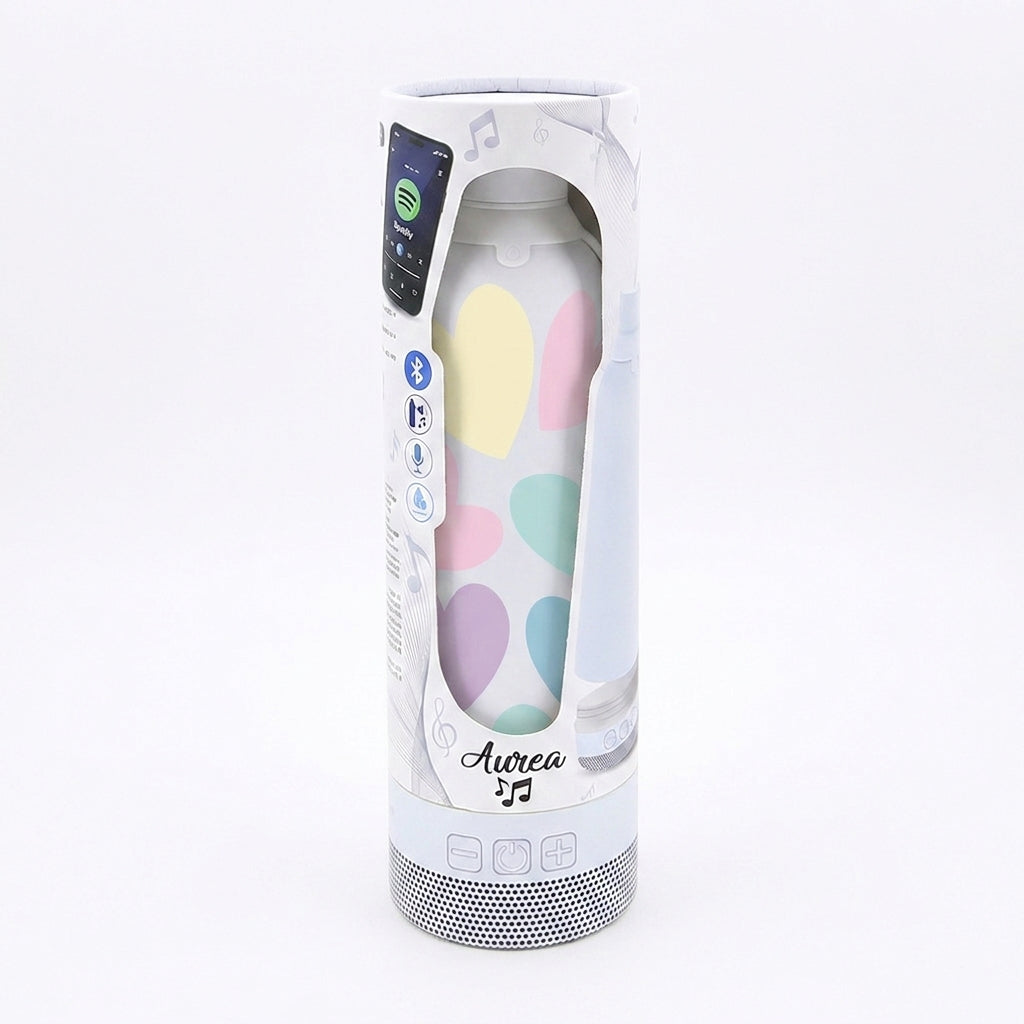 Botella Térmica de Acero Inoxidable con Altavoz – Sweet Love | Aurea