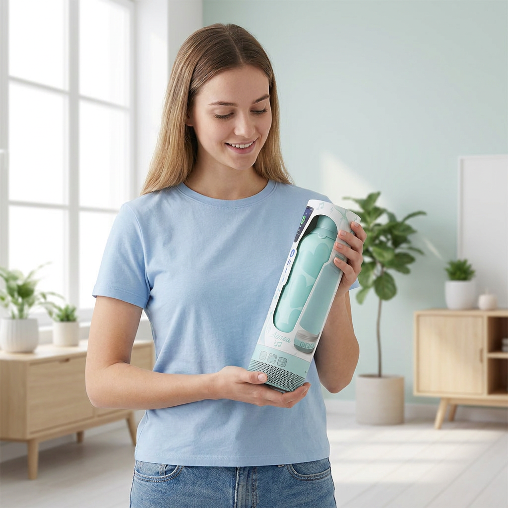 Botella Térmica de Acero Inoxidable con Altavoz – Sweet Love | Aurea