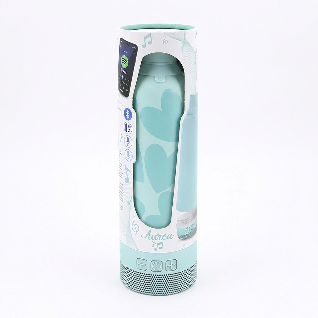 Botella Térmica de Acero Inoxidable con Altavoz – Sweet Love | Aurea