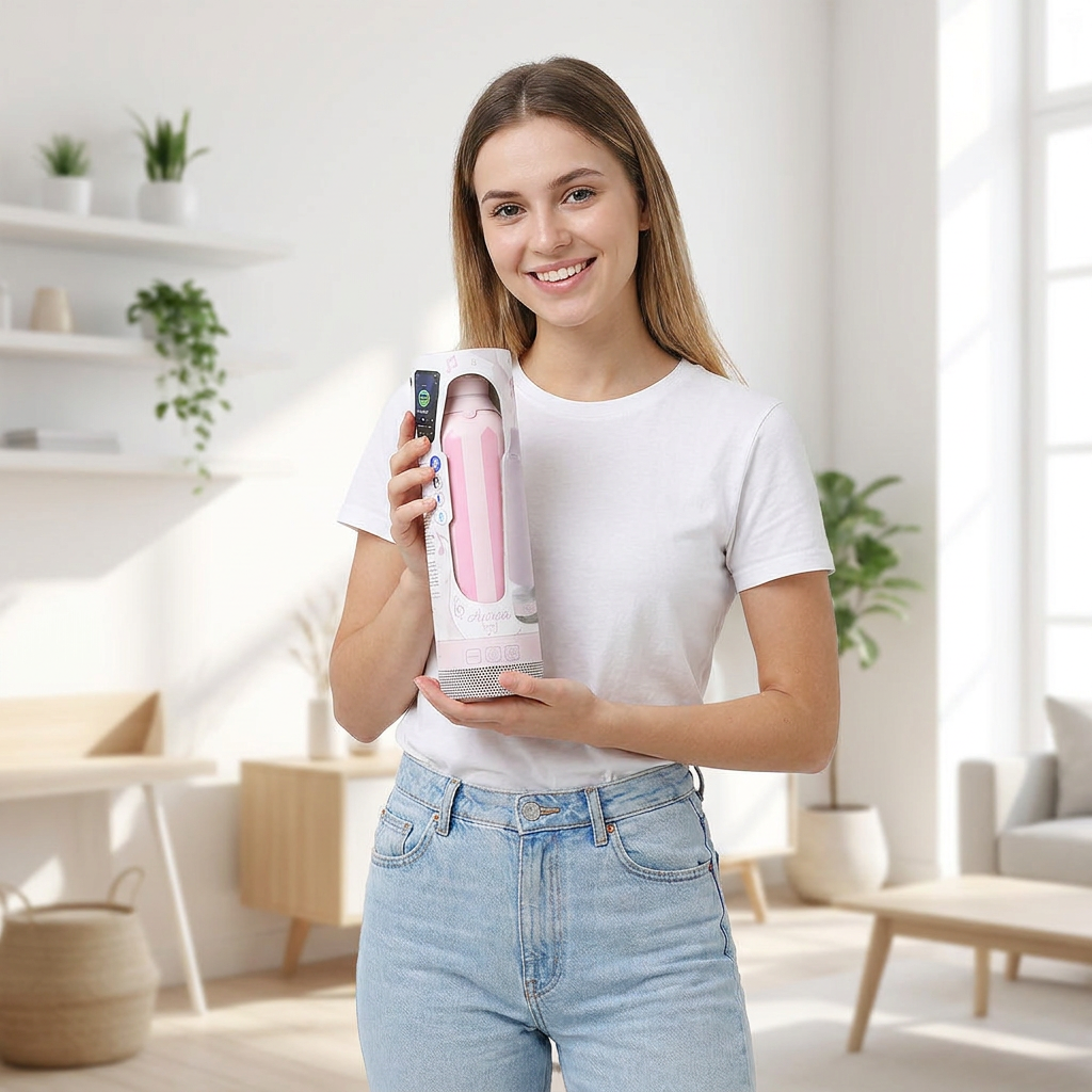 Botella Térmica de Acero Inoxidable con Altavoz – Candy Lines | Aurea