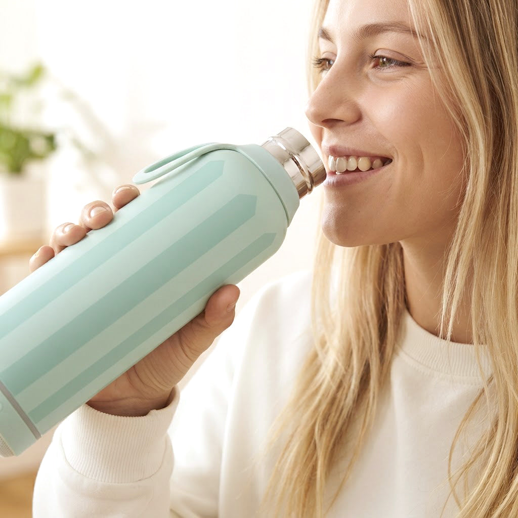 Botella Térmica de Acero Inoxidable con Altavoz – Candy Lines | Aurea