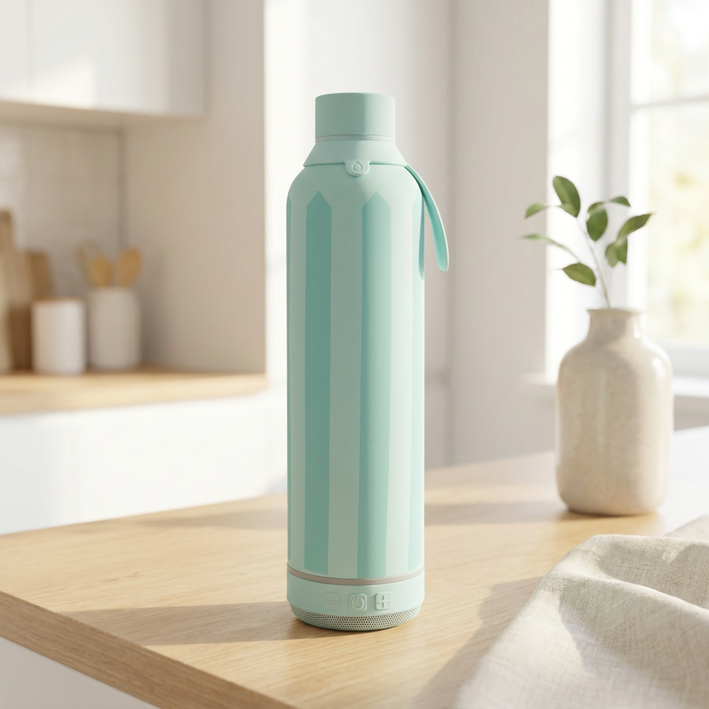 Botella Térmica de Acero Inoxidable con Altavoz – Candy Lines | Aurea