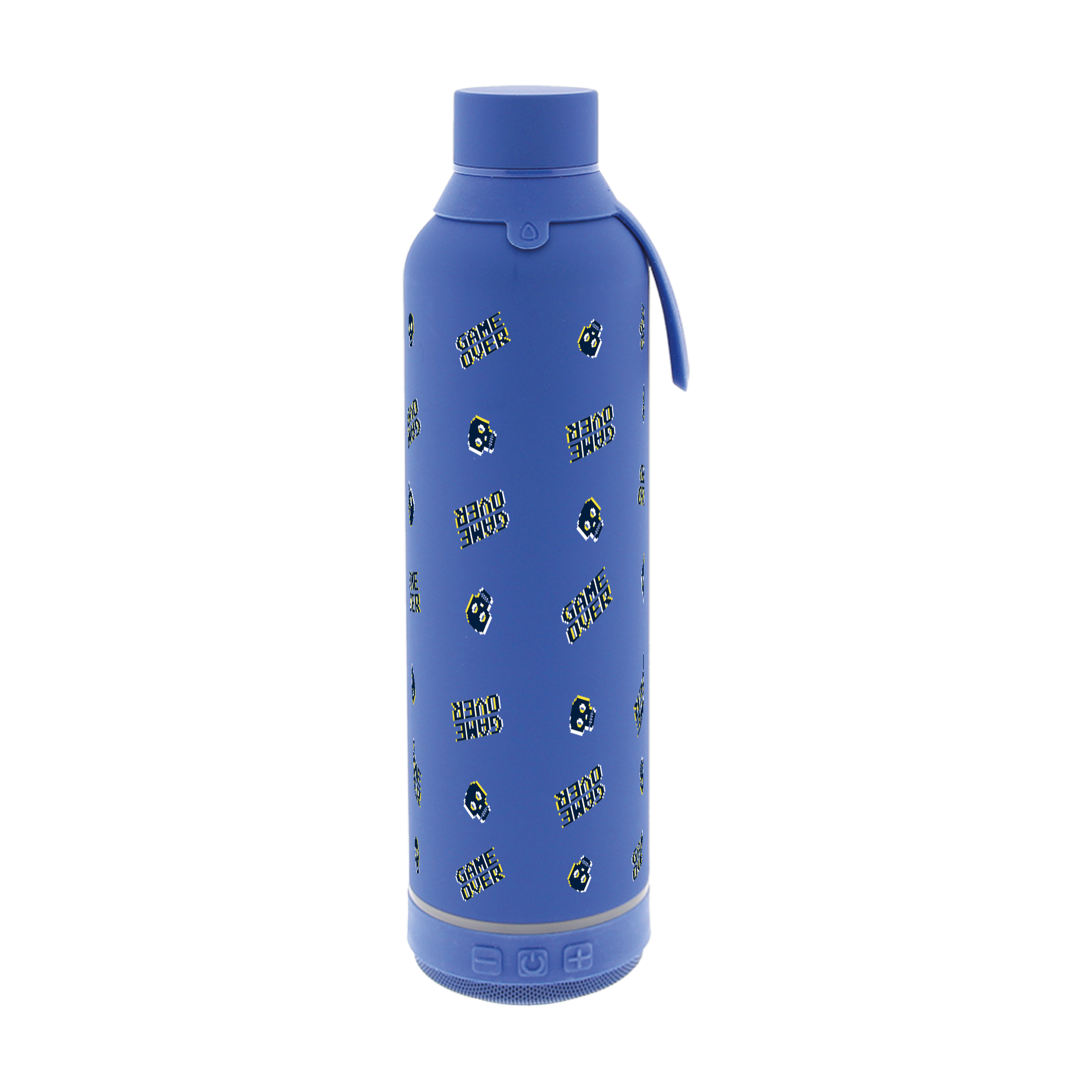 Botella Térmica de Acero Inoxidable con Altavoz – Arcade Skull | Aurea
