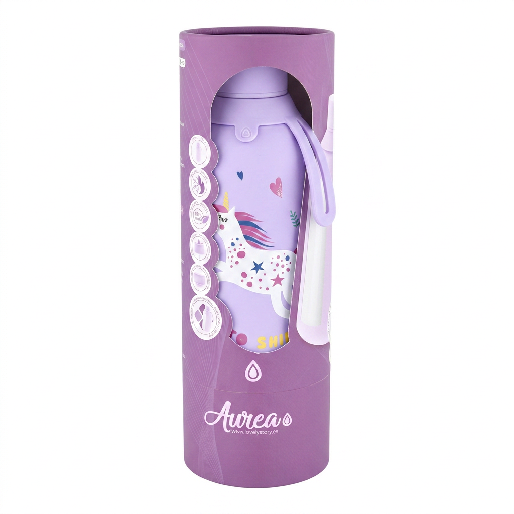 Botella térmica 500 ml interior cerámico - Born To Shine - Lilac