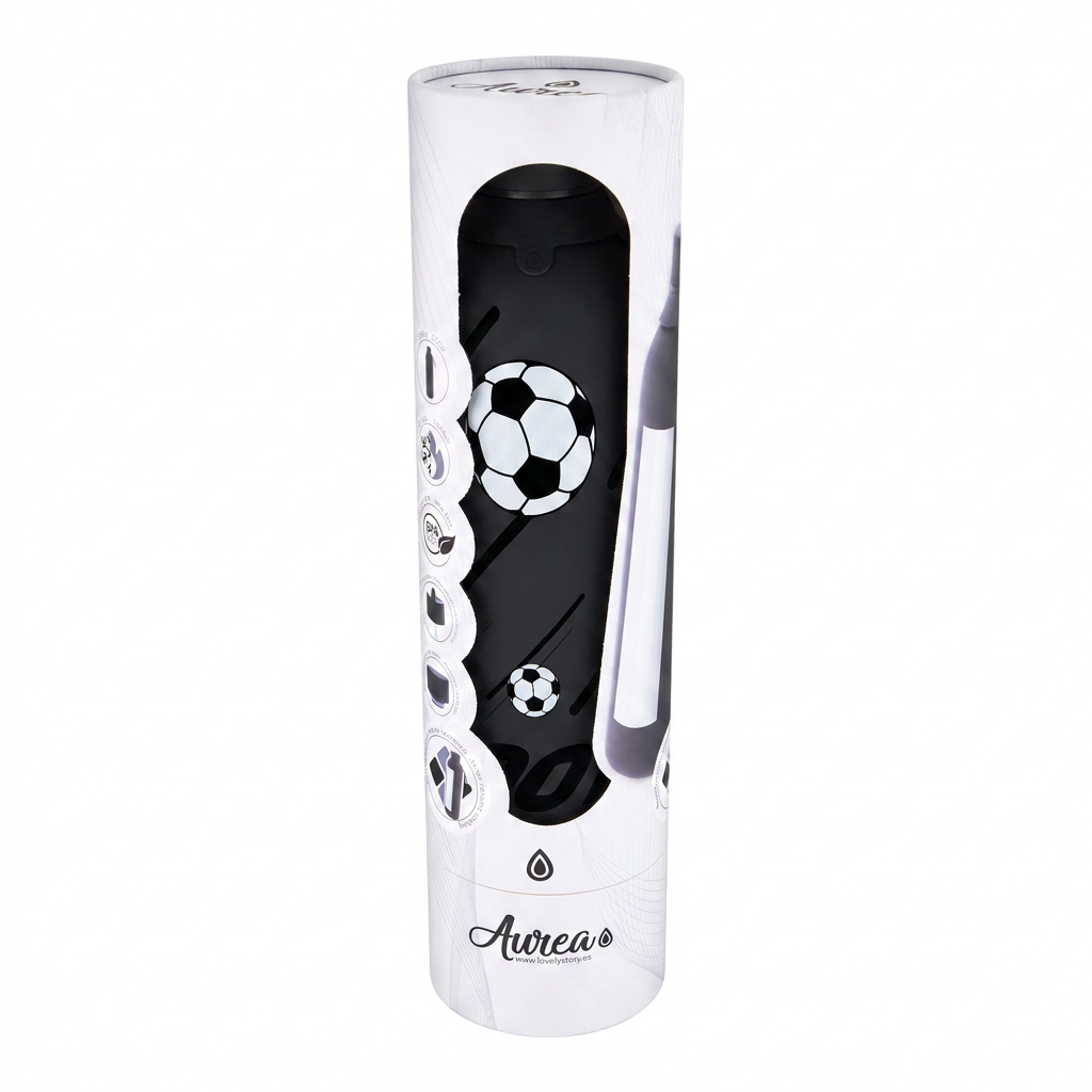 Botella Térmica de Acero Inoxidable con Interior Cerámico y Doble Tapón – Football Match