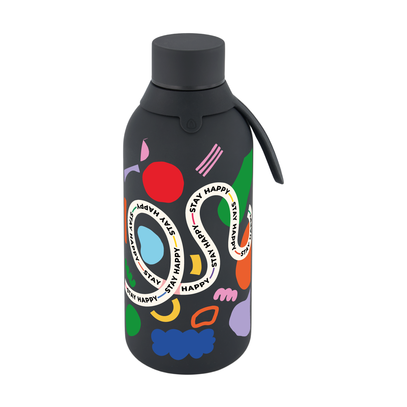 Botella Térmica de Acero Inoxidable con Interior Cerámico y Doble Tapón – Keep Moving | Aurea
